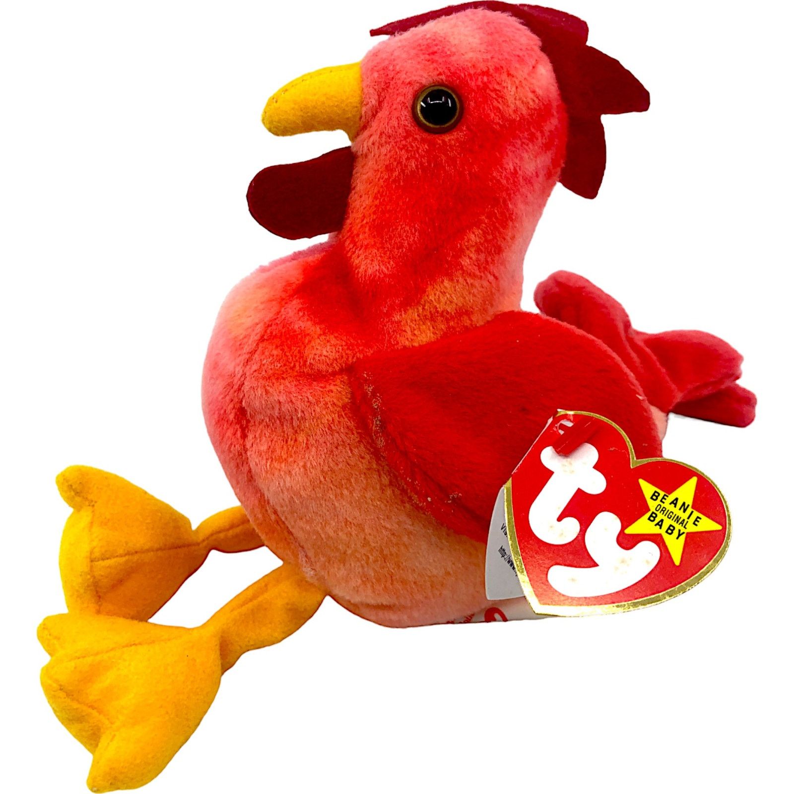 Vintage Ty Beanie Baby 1996 - Strut the Rooster Style 4171 Size ONE SIZE - 1 Thumbnail