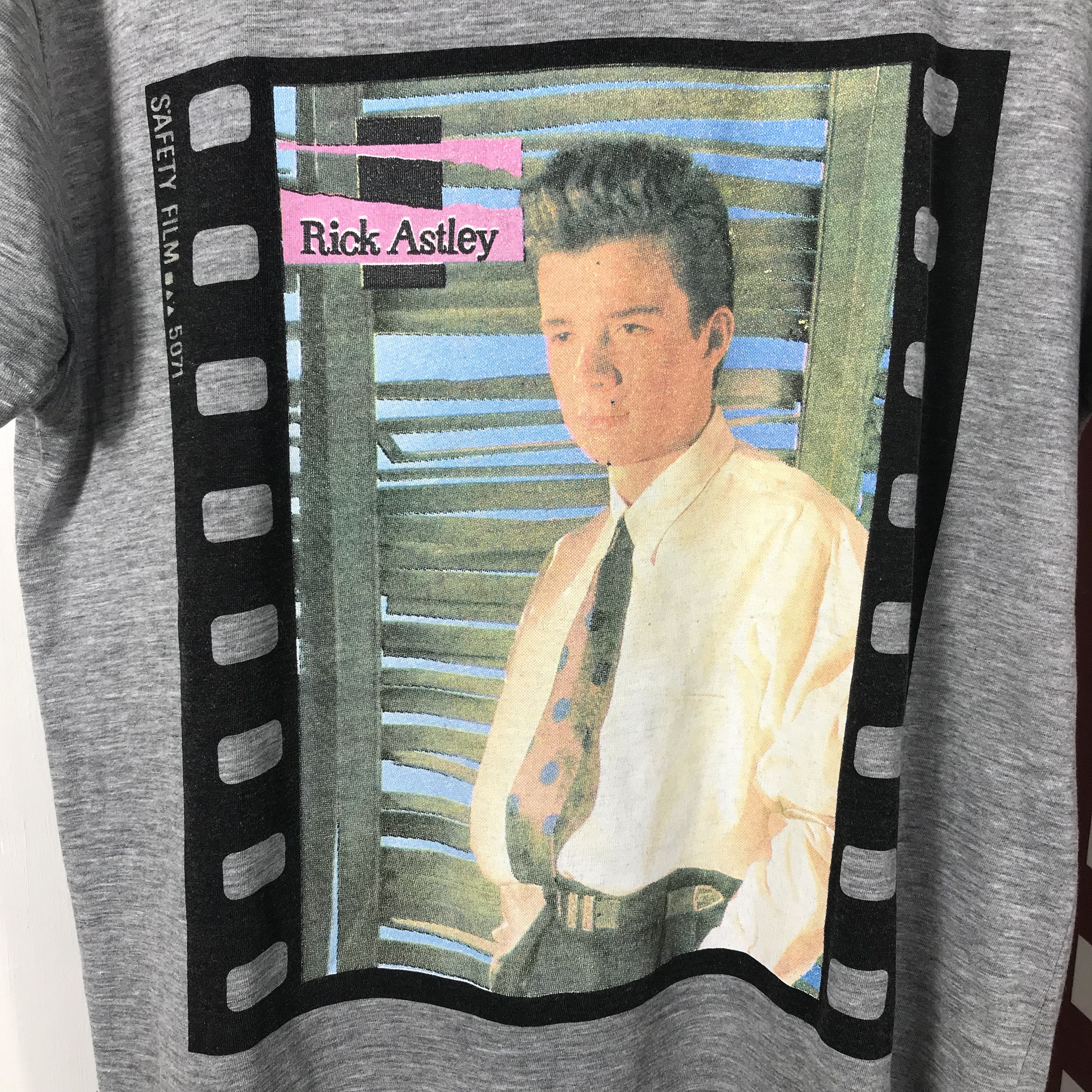 Band Tees Vintage 80s RICK ASTLEY Pop New Wave Tour Tee Size US M / EU 48-50 / 2 - 5 Thumbnail