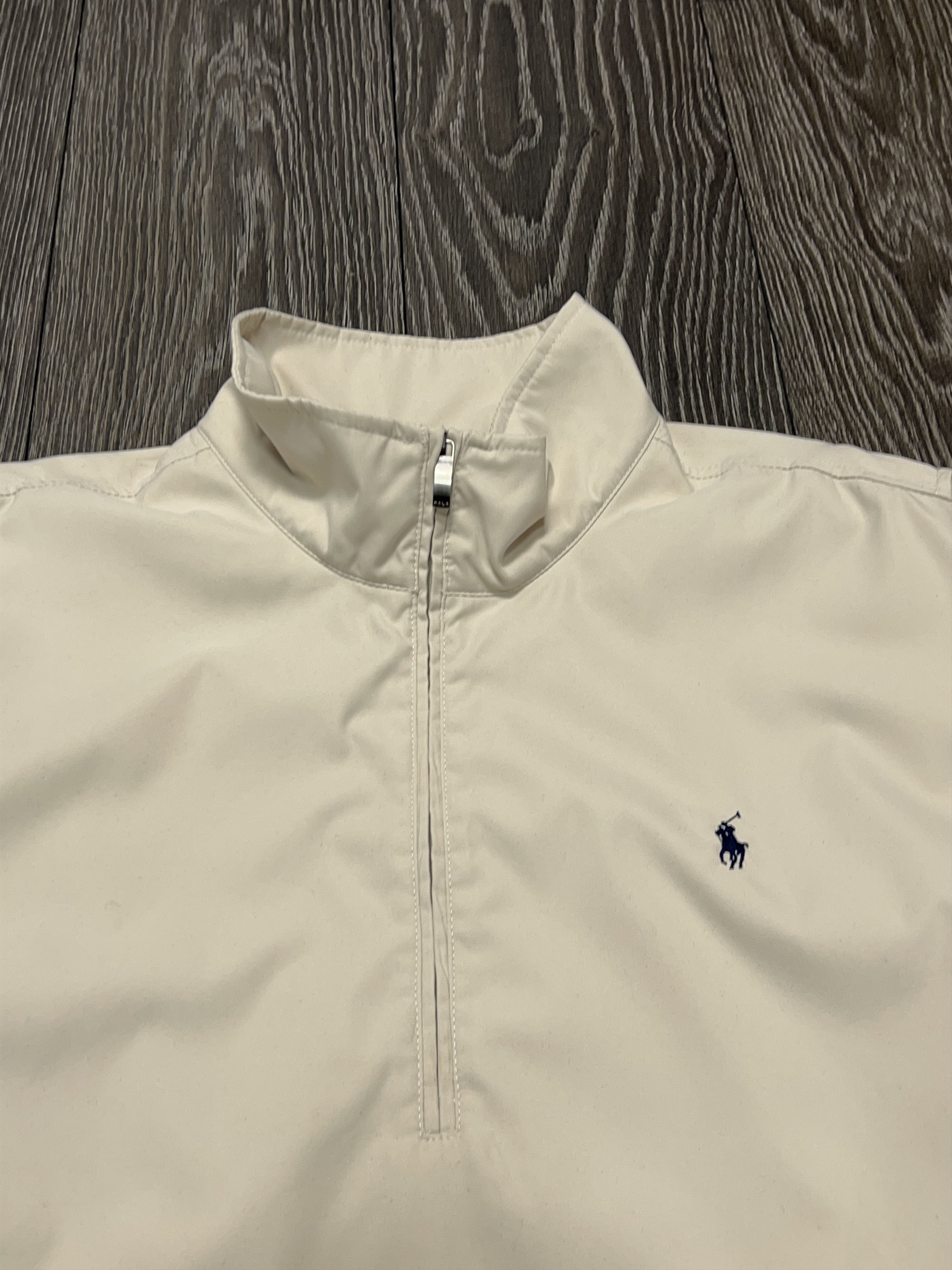 Ralph Lauren Mens Anorak Pullover Jacket Bomber Coat Beige Polyester XXL Size US XXL / EU 58 / 5 - 3 Thumbnail