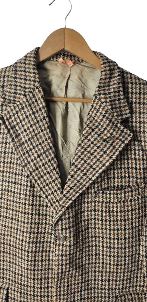Harris Tweed HARRIS TWEED CHECKBLAZER JACKET Size L / US 10 / IT 46 - 8 Thumbnail