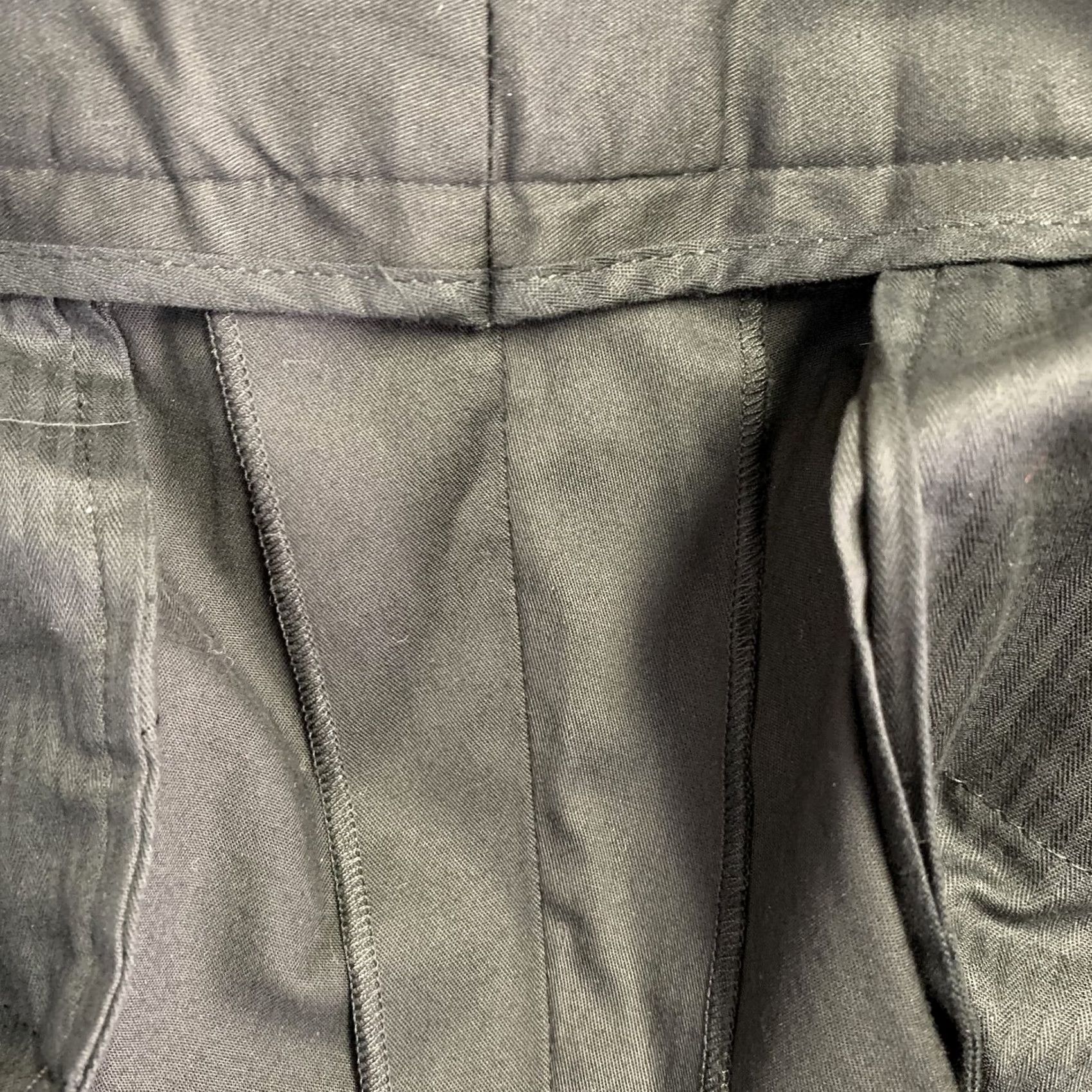 Dolce & Gabbana DOLCE & GABBANA Dress Pants Black Cotton Blend Side Tabs - 32 Men's Pants, Inseam 26, Regular, Italy Size US 32 / EU 48 - 6 Thumbnail