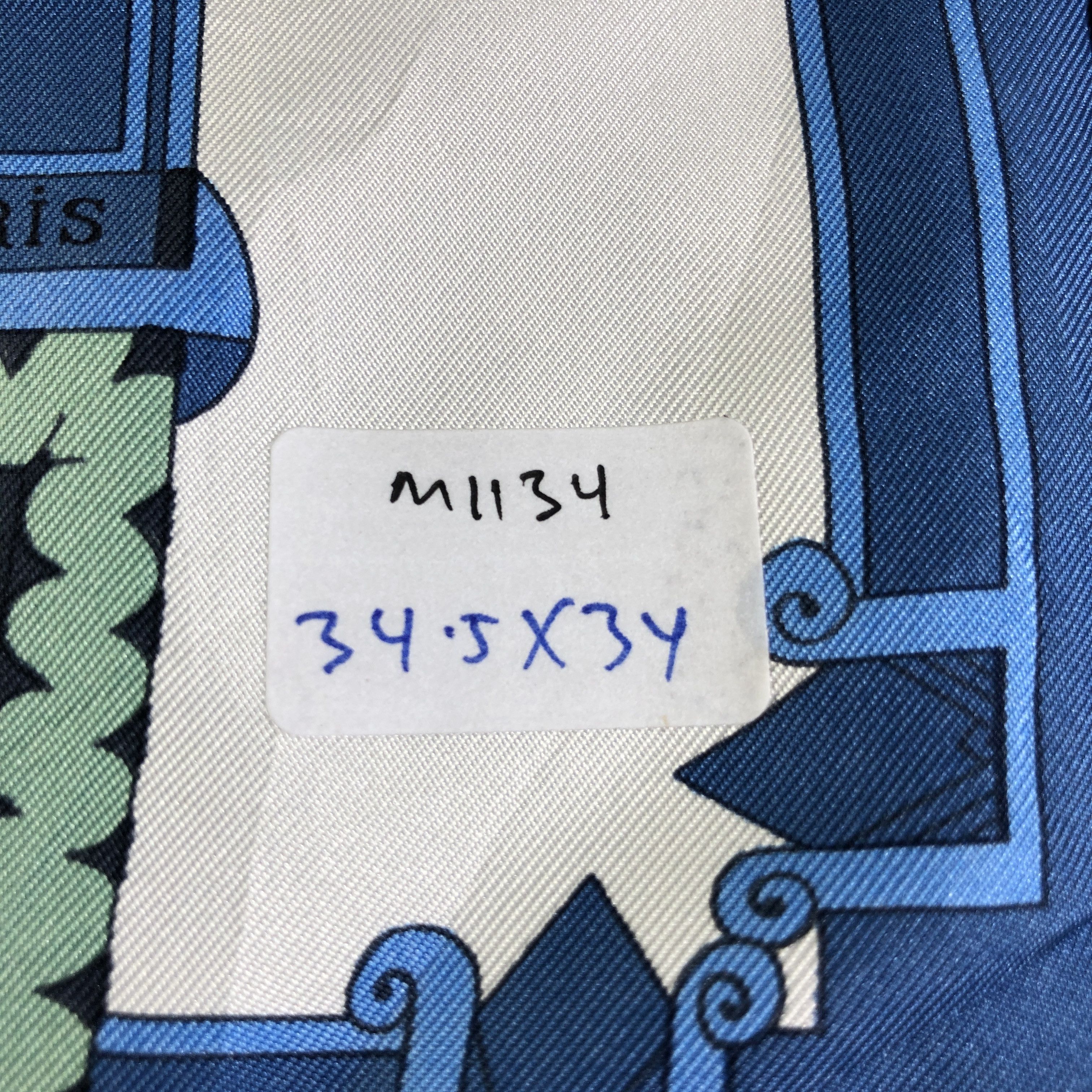 Hermes Hermes Astres et Soleils BY ANNIE FAIVRE Silk Scarf M1134 Size ONE SIZE - 11 Thumbnail