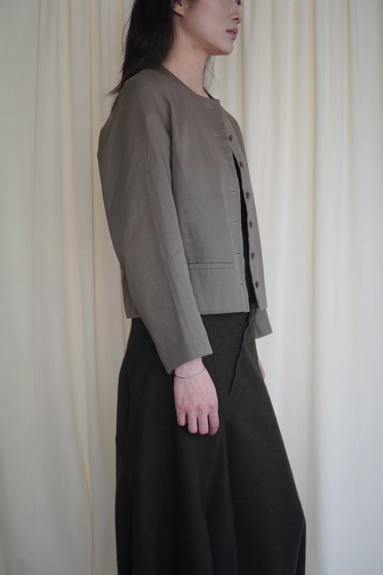 Kenzo Kenzo 80s Early Straight Cut Cotton Short Jacket M Size M / US 6-8 / IT 42-44 - 3 Thumbnail