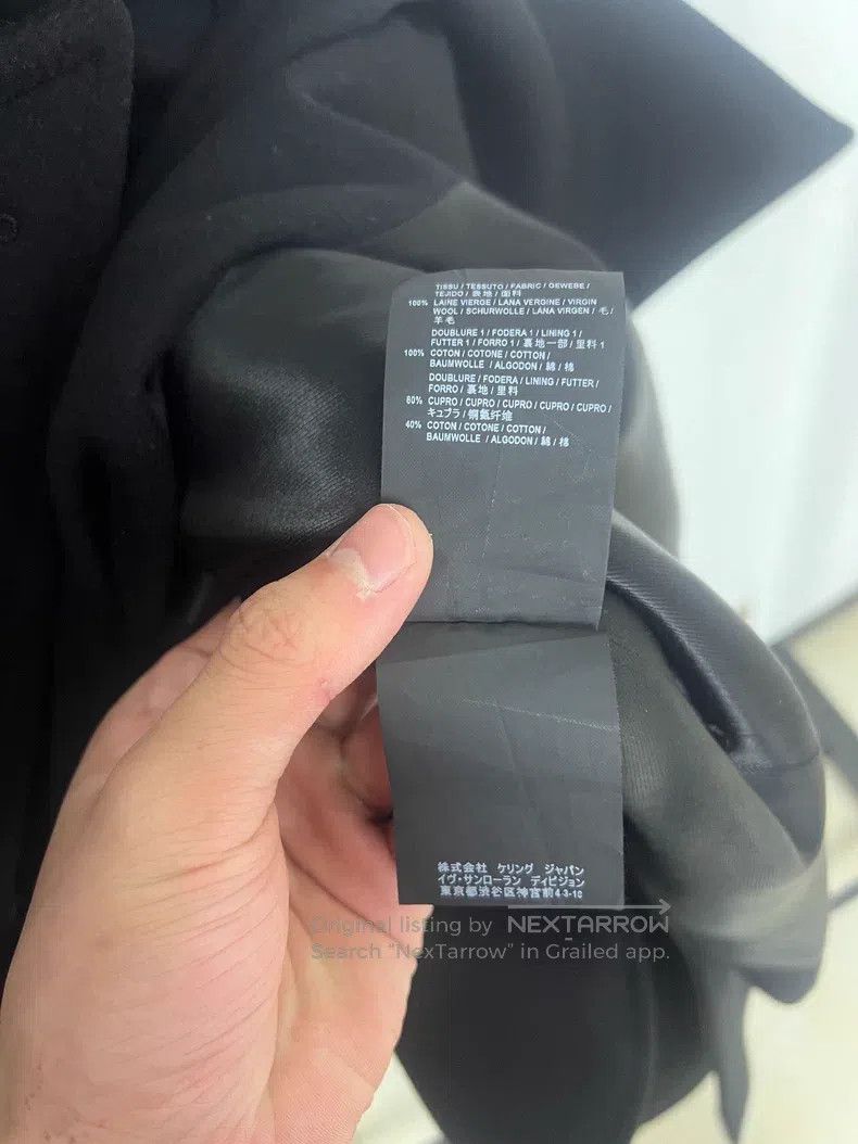 Saint Laurent Paris Saint Laurent Paris Double-breasted Navy Peacoat Size US S / EU 44-46 / 1 - 5 Thumbnail