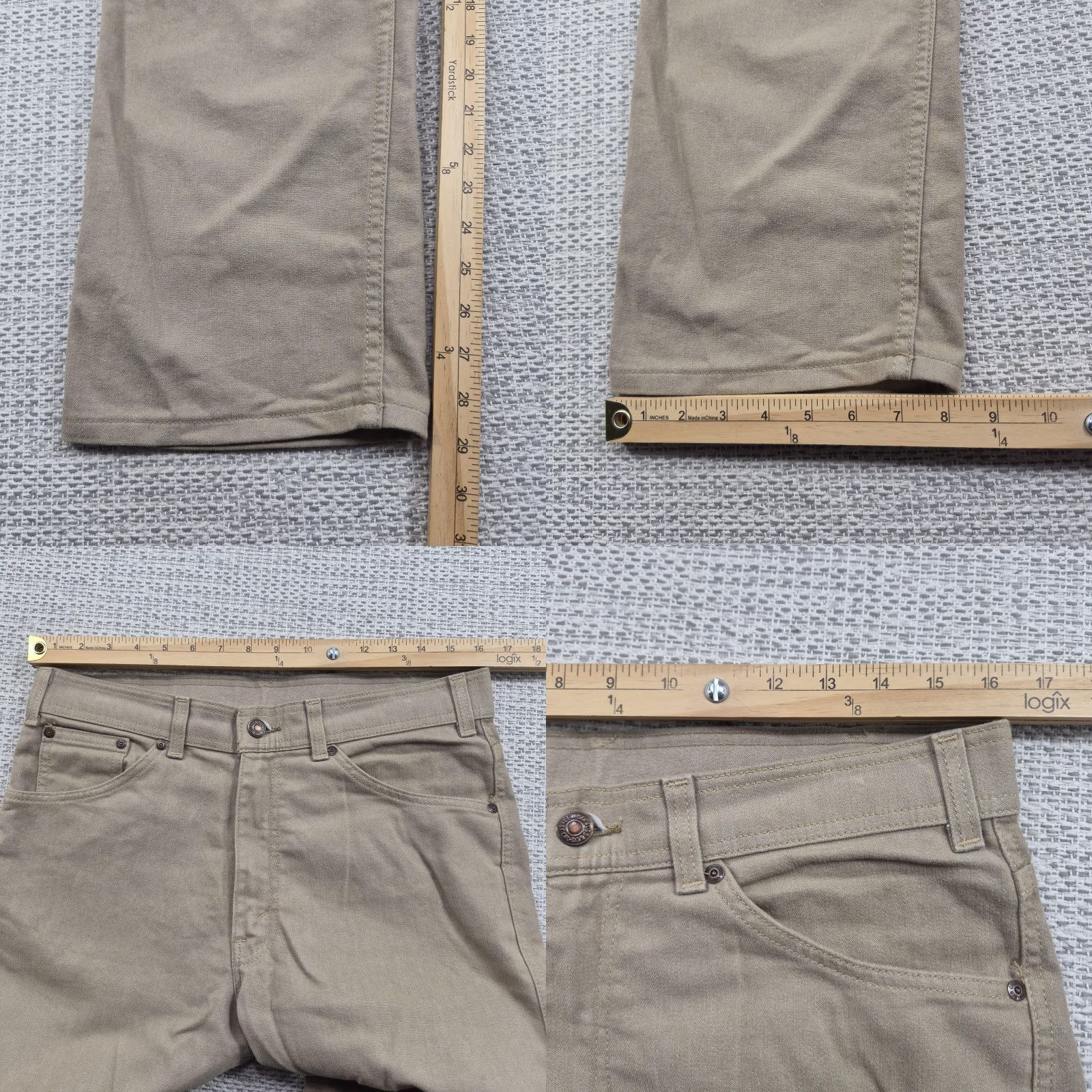 Levi's VINTAGE Levi's 717 Jeans Mens 32x29 Straight Regular Fit Denim 80s 90s Size US 32 / EU 48 - 8 Thumbnail