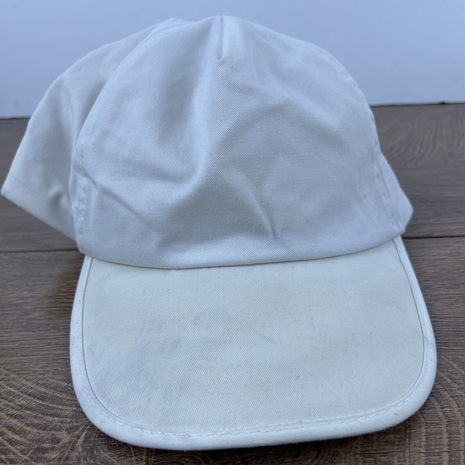 Other White Running Hat Adult Run Athletic White Hat Adjustable Wh Size ONE SIZE - 2 Thumbnail