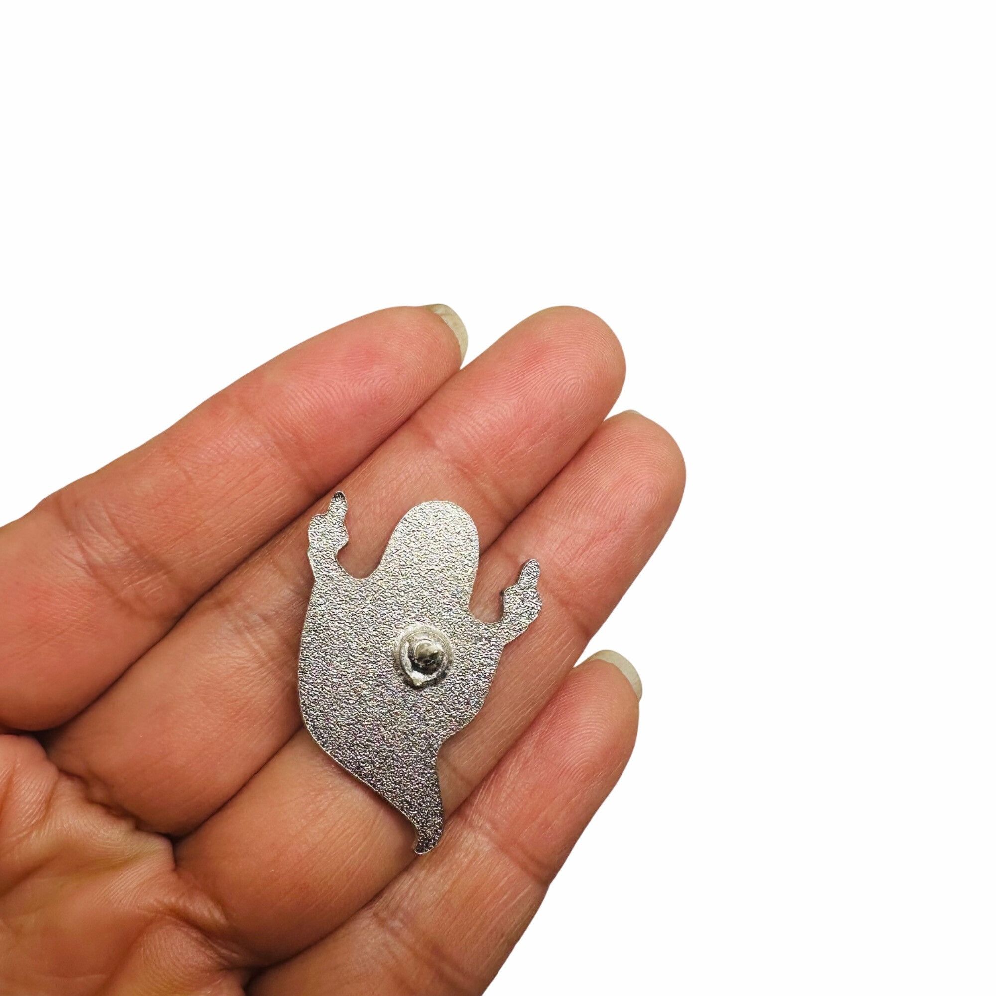 Other ⭐See You In Hell Enamel Brooch Badges Pin Middle Finger Ghos Size ONE SIZE - 3 Thumbnail