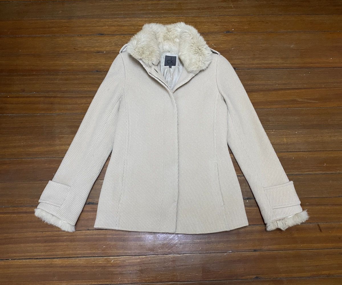 Calvin Klein × Designer Rare Design Brand Calvin Klein Fur Couduroy Jacket 2000s Size US M / EU 48-50 / 2 - 1 Thumbnail