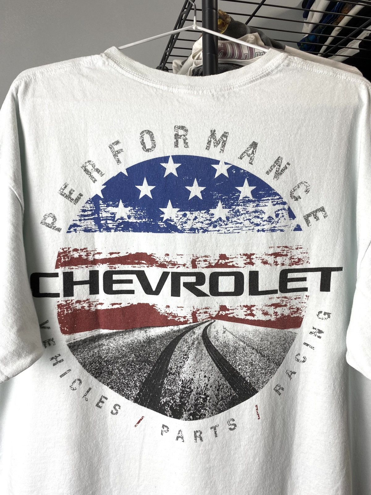 Vintage Vintage Chevrolet Racing T Shirt Corvette Camaro SS Size US XL / EU 56 / 4 - 6 Thumbnail