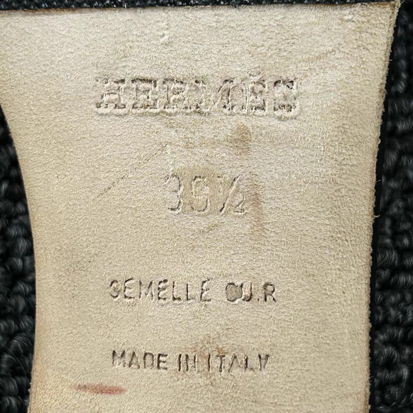 Hermes Hermes Black Slippers 39.5 Size US 9 / IT 39 - 7 Thumbnail