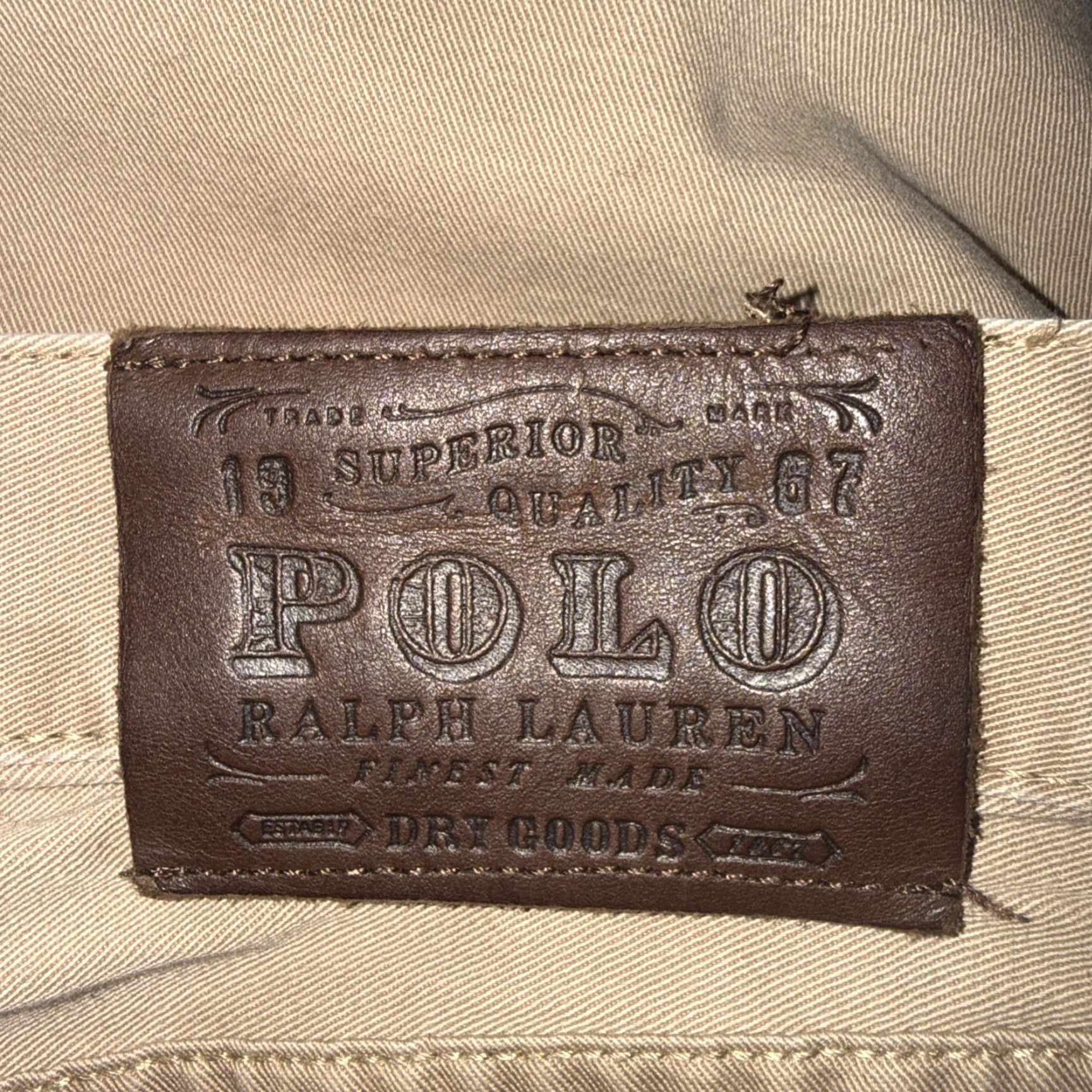 Polo Ralph Lauren Polo Ralph Lauren Pants Beige 34x32 Mens Chino Size US S / EU 44-46 / 1 - 5 Thumbnail