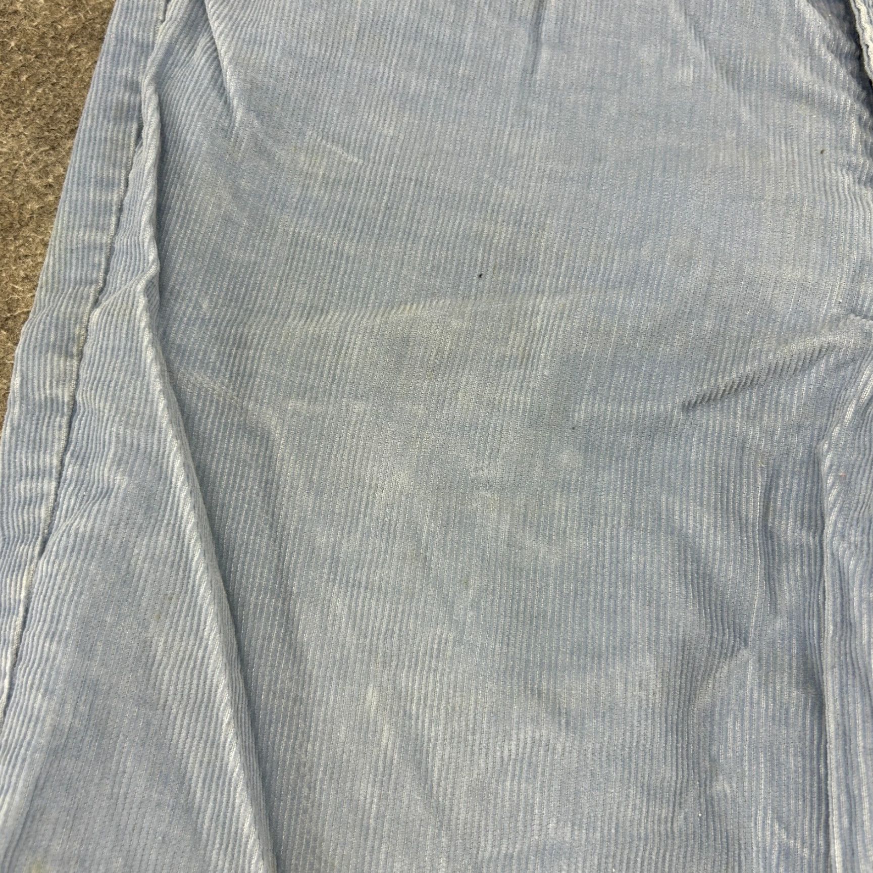Levi's VINTAGE Levi's Bell Bottom Pants Mens 33x34 Blue Corduroy Bootcut 90s Dis Size US 33 - 3 Thumbnail
