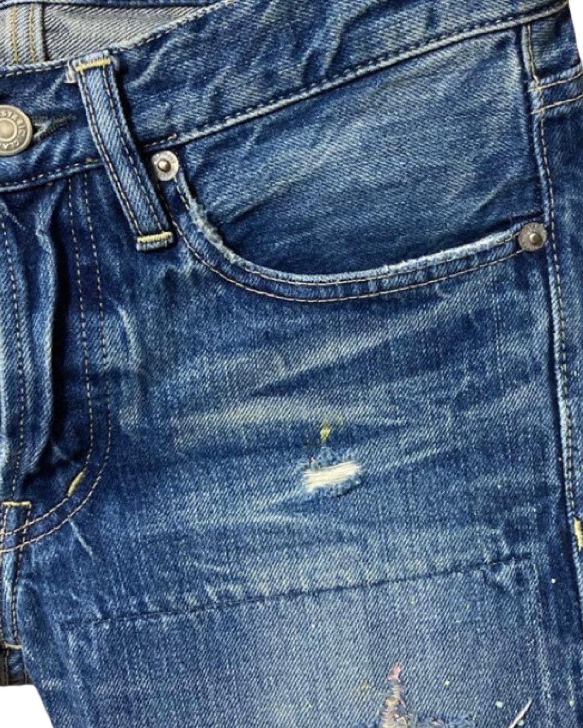 Hysteric Glamour Distressed Studded Selvedge Japanese Denim Jeans Size US 28 / EU 44 - 6 Thumbnail