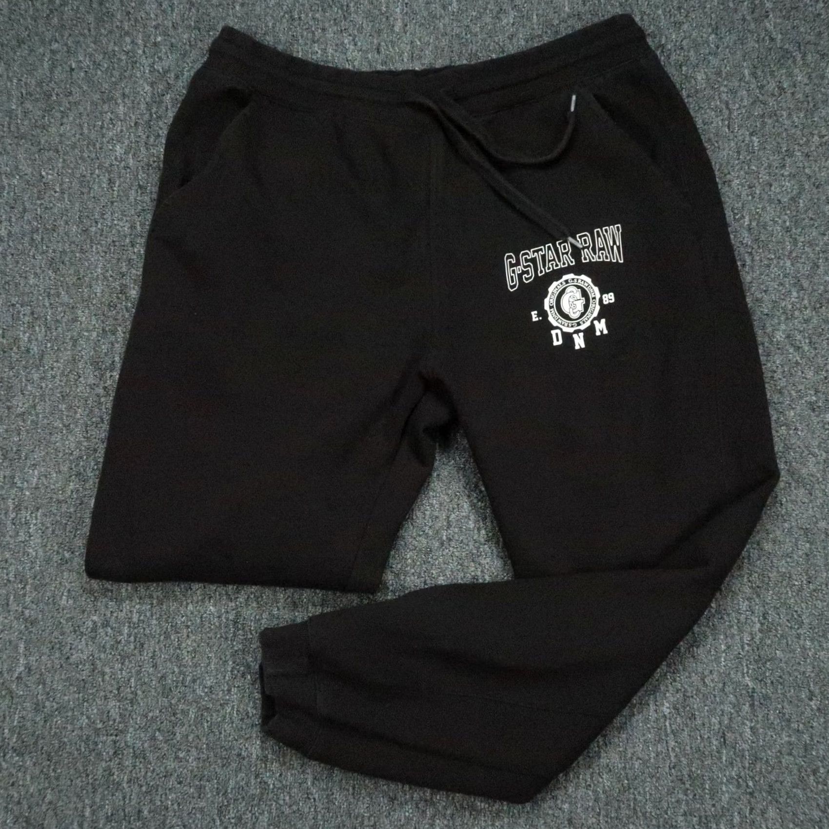 G-Star G Star Raw Sweatpants Mens M Black Athletic Casual Jogger Fleece Pockets Regular Inseam 32 in Tapered Style Sweatpants Size US 31 - 2 Thumbnail