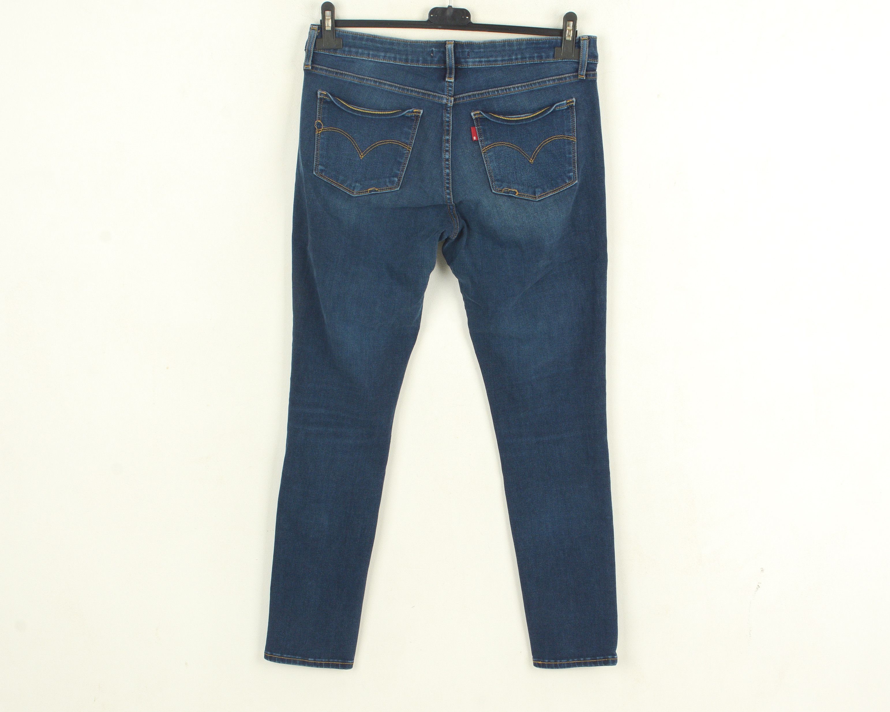 Levi's STRAUSS 711 Women W30 L30 Skinny Jeans Mid Rise Stretch Size 30" / US 8 / IT 44 - 4 Thumbnail