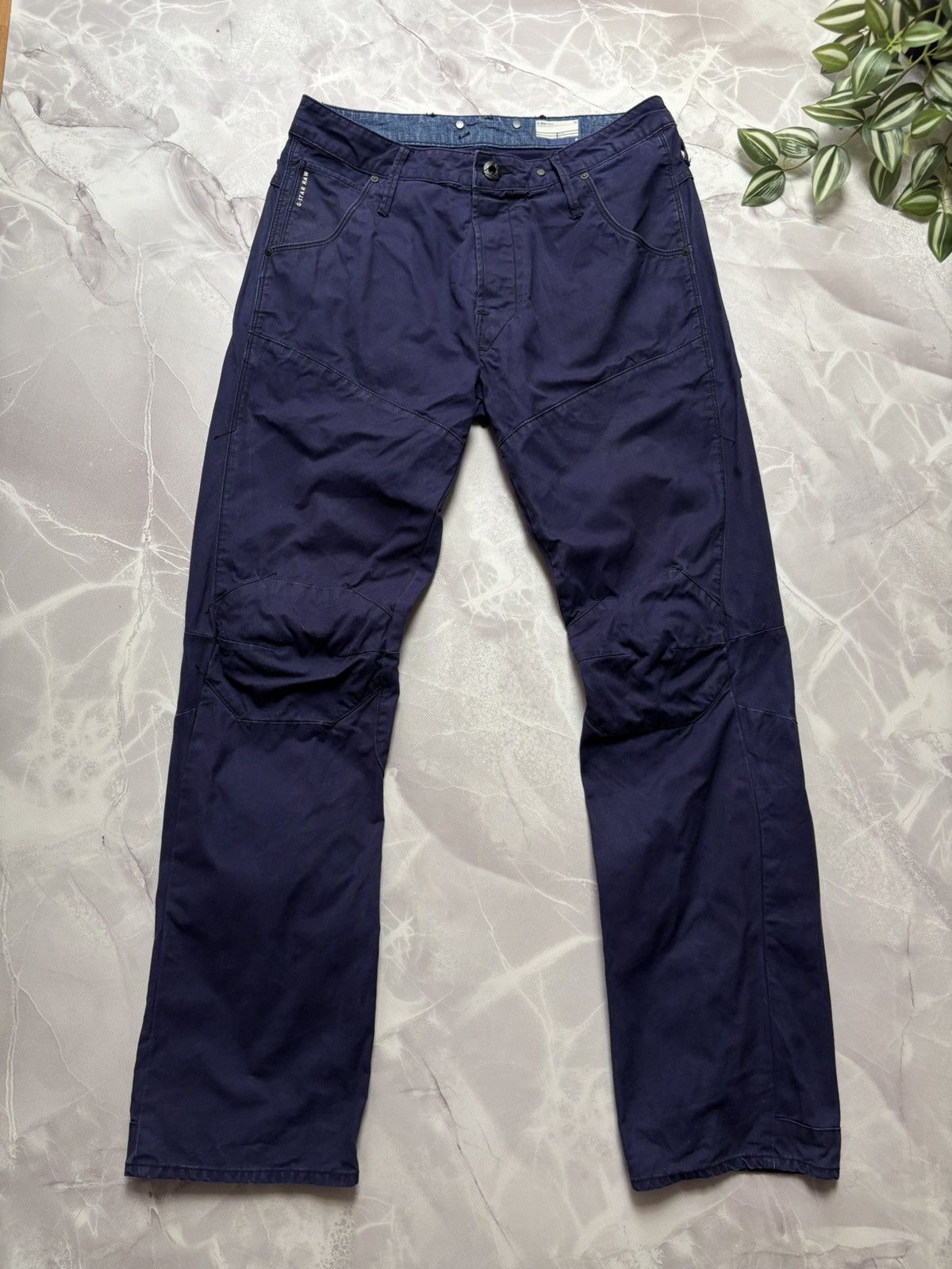 G-Star G-Star Raw 5620 3D Dimension Tapered COJ Navy Mens 33 x 32 Size US 33 - 1 Thumbnail
