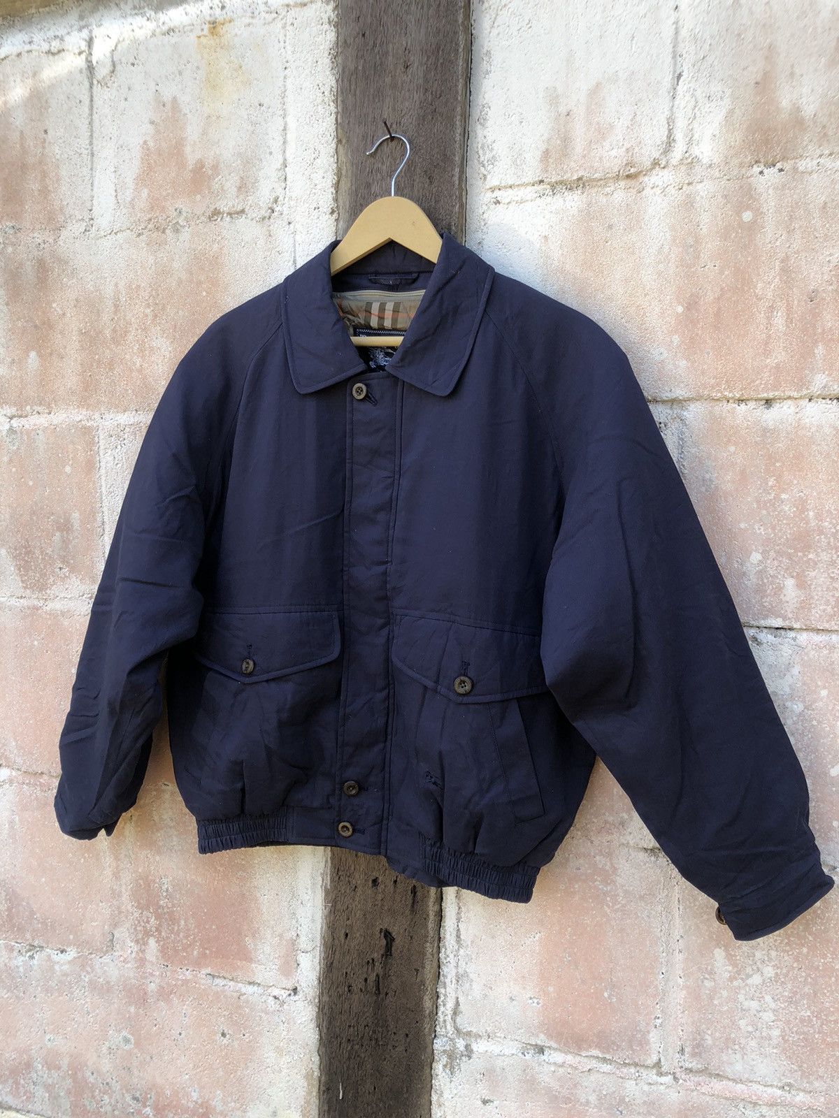 Burberry Burberry London Bomber Jacket Blue Size US M / EU 48-50 / 2 - 4 Thumbnail