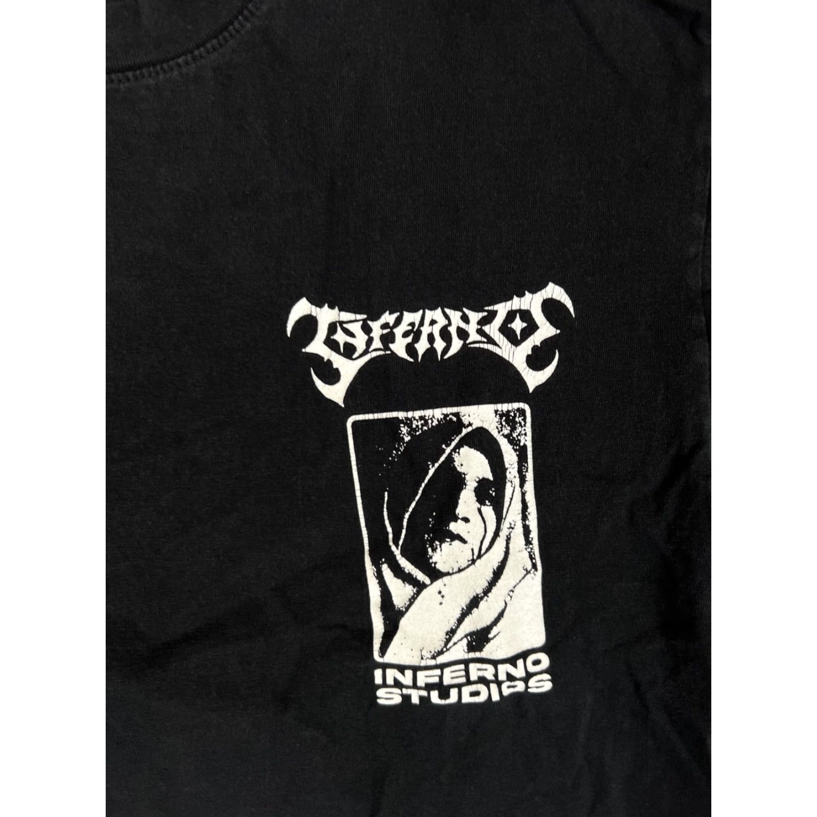 Vintage Inferno Studios T-Shirt Size S Grunge Hip Hop Graphic Tee Black Size US S / EU 44-46 / 1 - 3 Thumbnail