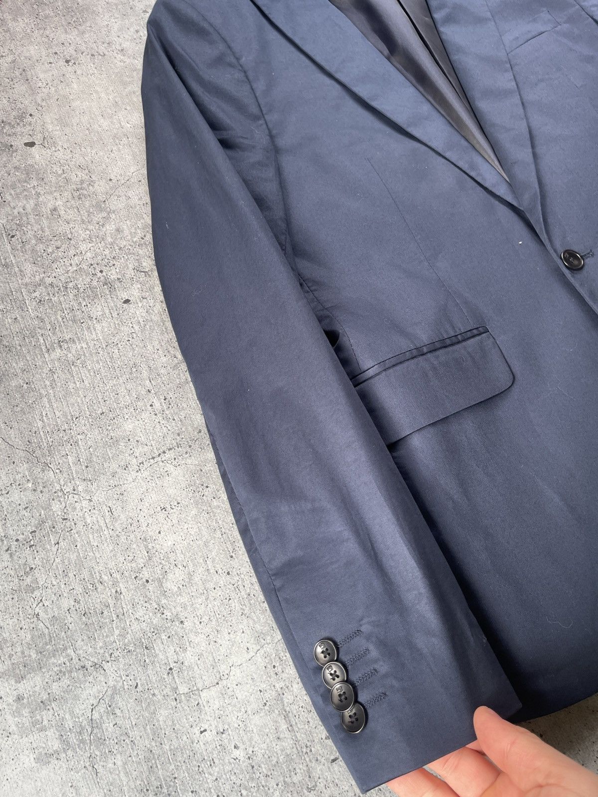 Scotch & Soda Scotch&Soda Sample Washed Black Blazer Size 48S - 3 Thumbnail