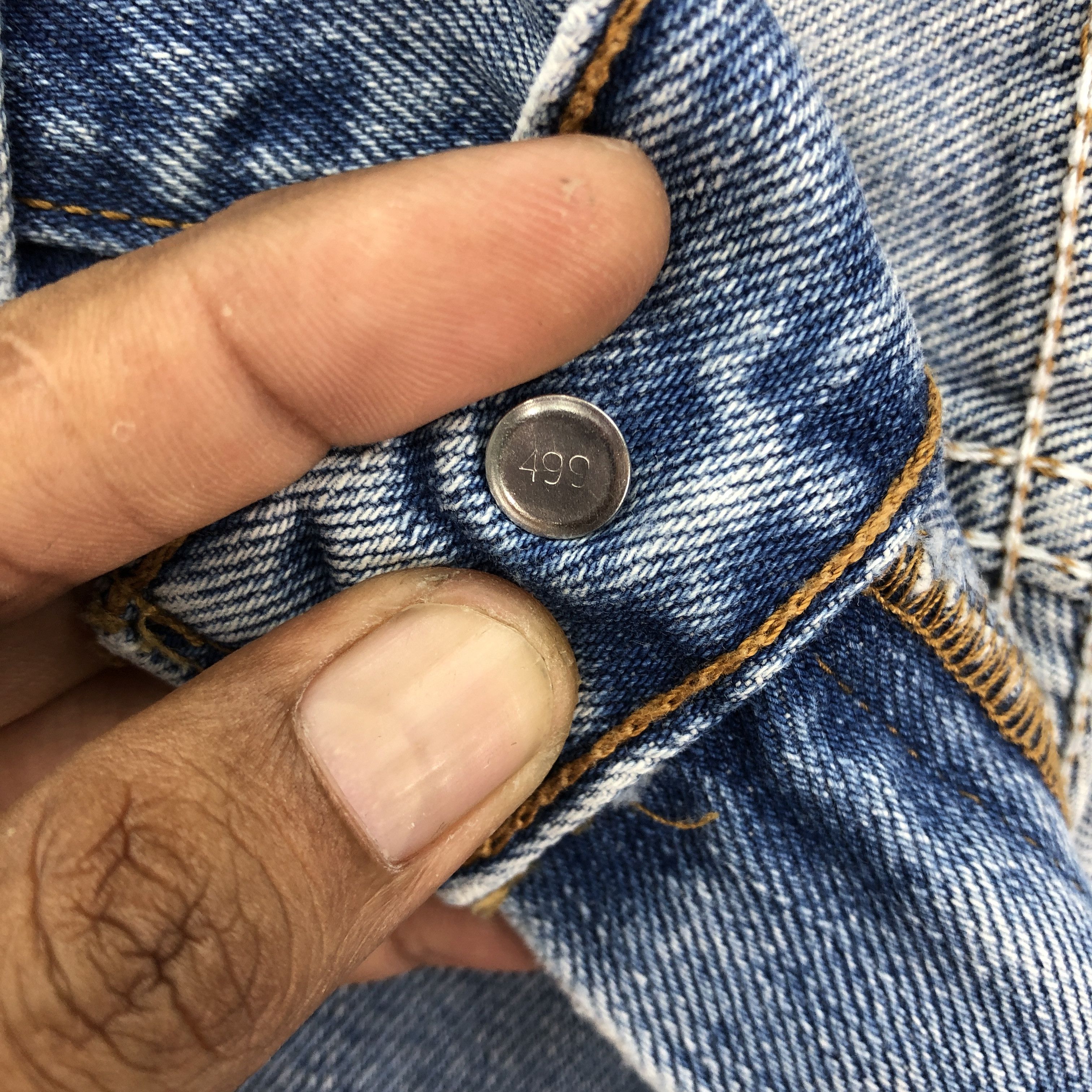 Levi's Vintage Y2K Levis Light Wash Jeans Levi's Sun Faded Denim Size US 36 / EU 52 - 7 Thumbnail