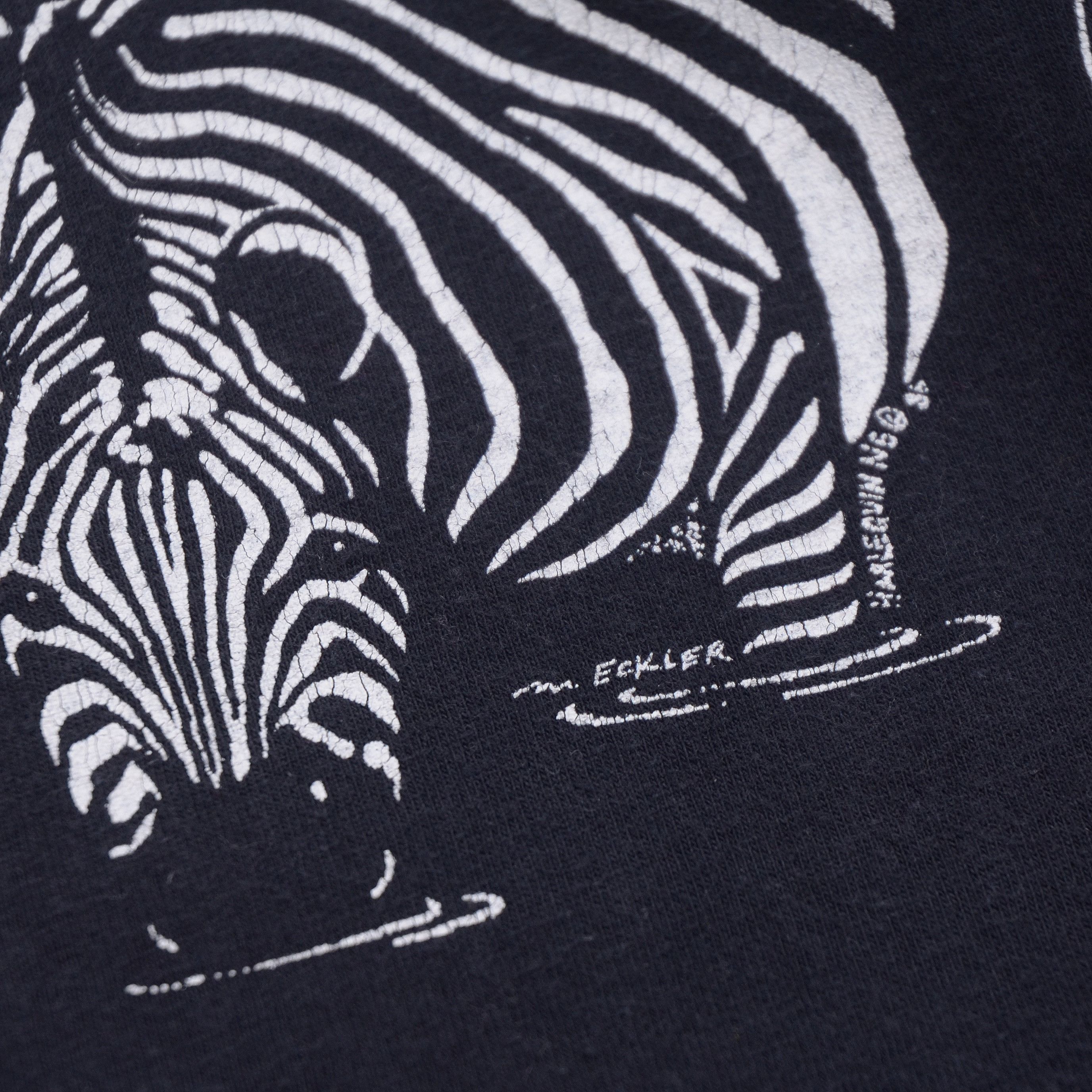 Vintage Vintage 80s Harlequin Zebras Single Stitch Rare T-shirt USA Size US M / EU 48-50 / 2 - 11 Thumbnail