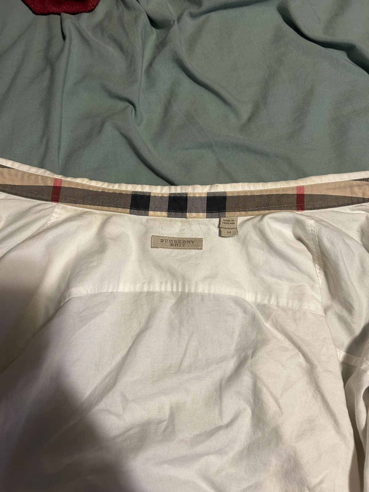 Burberry Burberry white button down Size US M / EU 48-50 / 2 - 2 Thumbnail