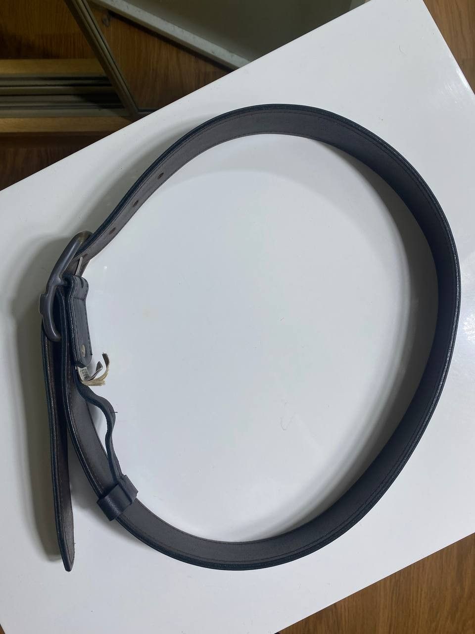Diesel × Vintage Diesel Y2K vintage logo leather belt Size ONE SIZE - 2 Thumbnail