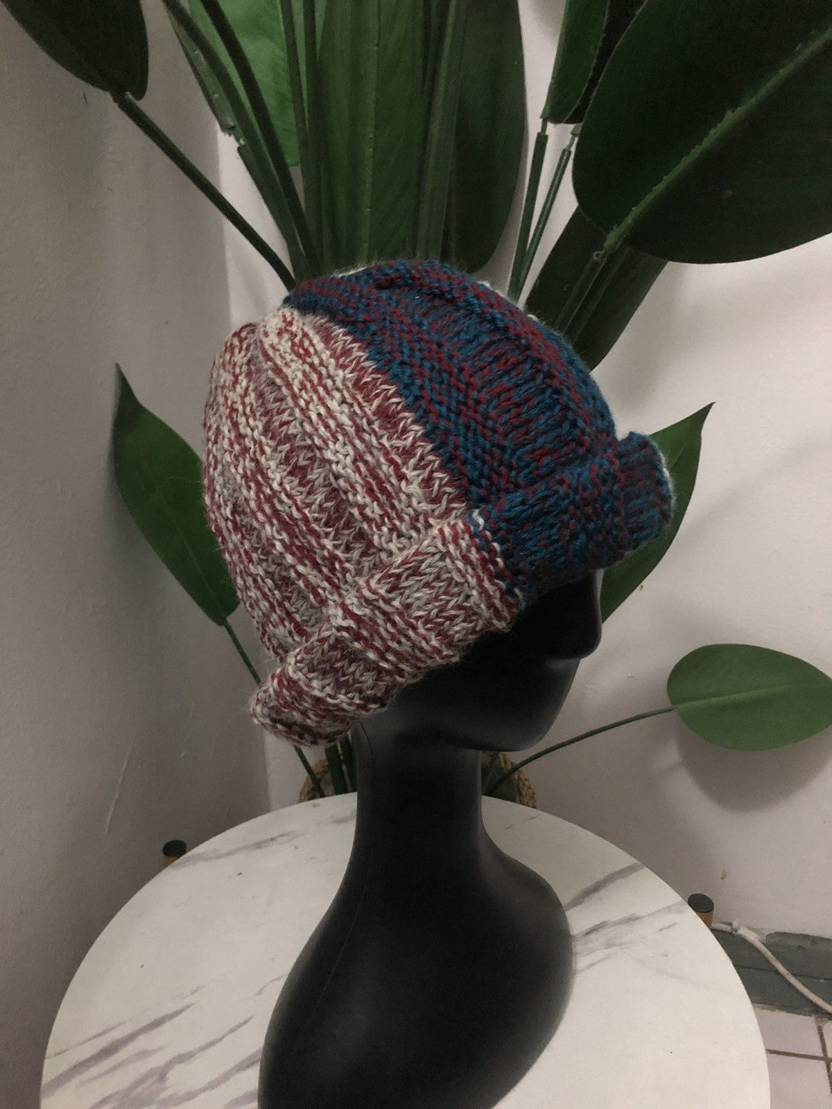 Japanese Brand × Vintage VINTAGE WOOL BEANIE HAT MULTICOLOUR Size ONE SIZE - 1 Thumbnail