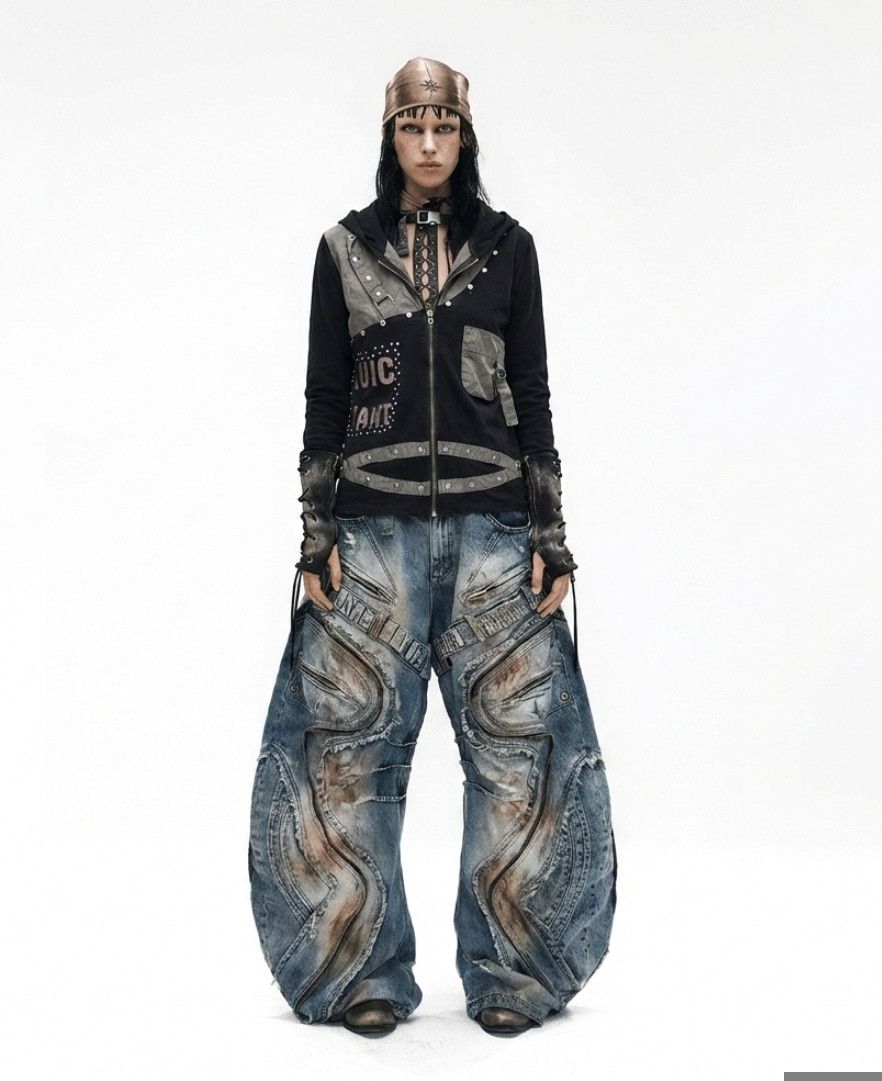 Japanese Brand Dystopian post apocalyptic jacket Size L / US 10 / IT 46 - 1 Thumbnail