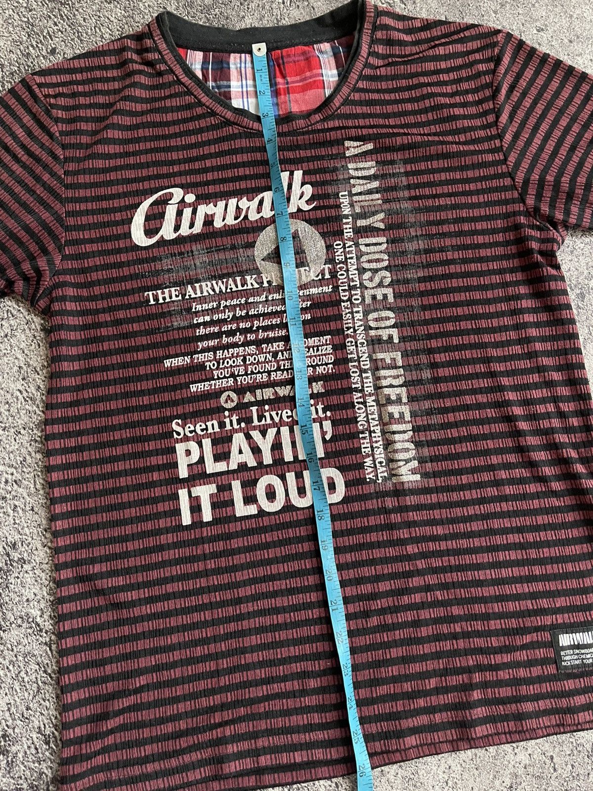 Airwalk Air walk ifsixwasnine y2k stripe tshirt Size US L / EU 52-54 / 3 - 10 Thumbnail