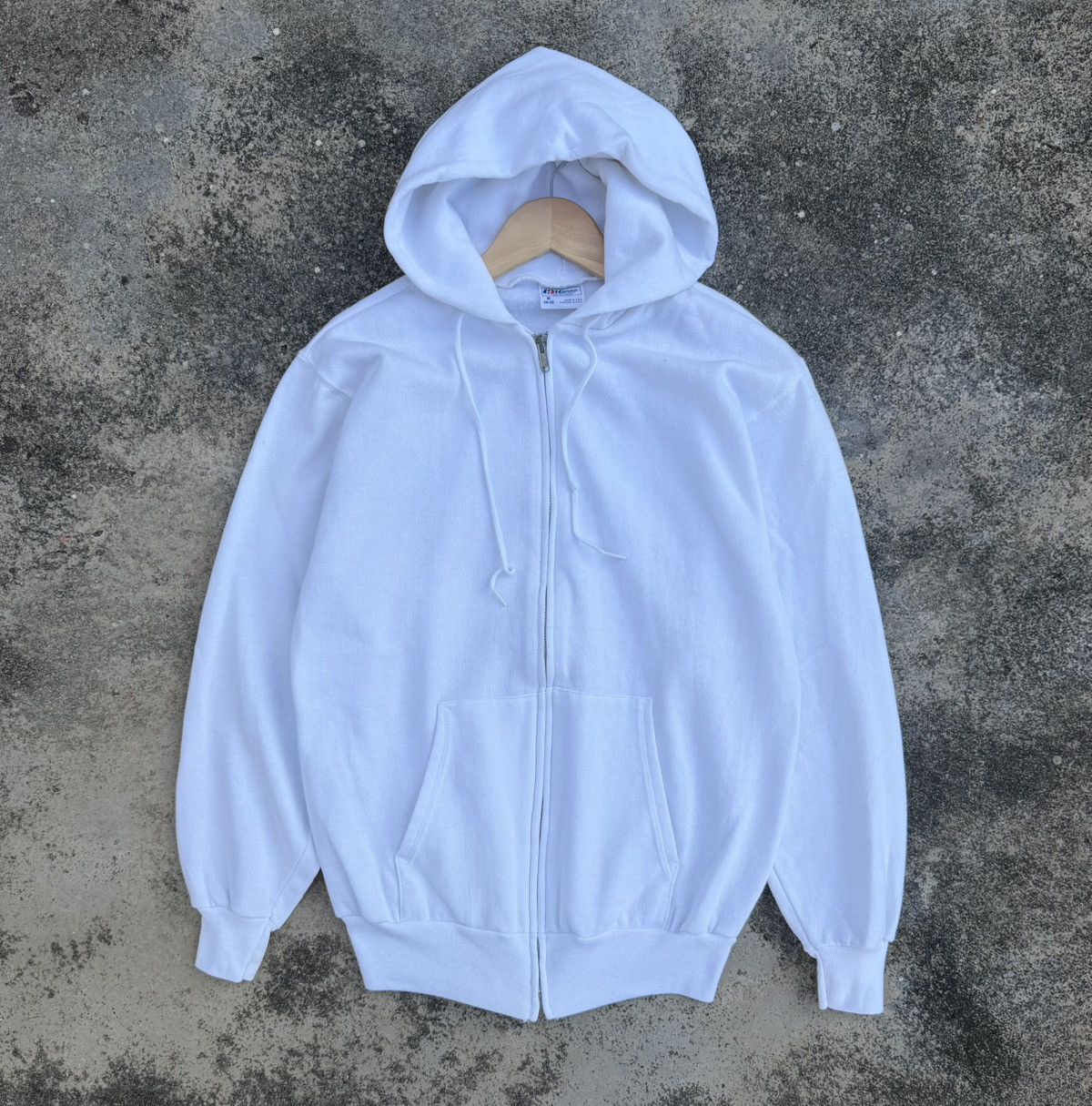 Streetwear × Vintage Kashwayz Full Zip Up Hoodie (White) | Grailed