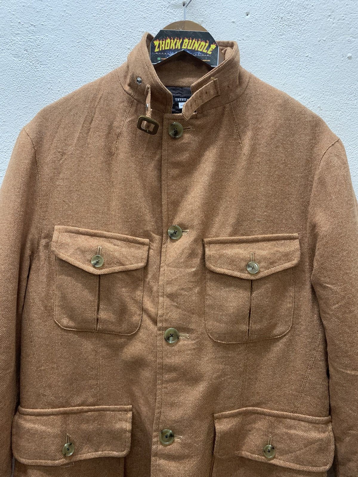 Designer × Japanese Brand TETSU spa, Italian fa bric, ANGELICO wool jacket Size US L / EU 52-54 / 3 - 3 Thumbnail