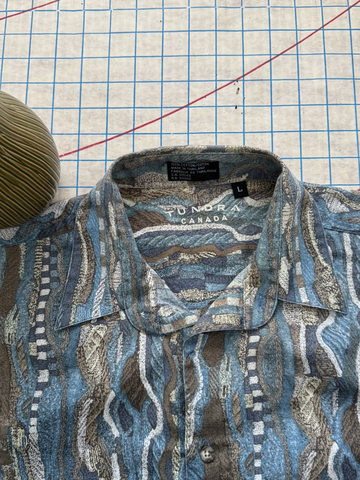 Tundra × Tundra Canada Tundra Canada Colored Cable Knit Style Button Up Shirt Large Size US L / EU 52-54 / 3 - 5 Thumbnail