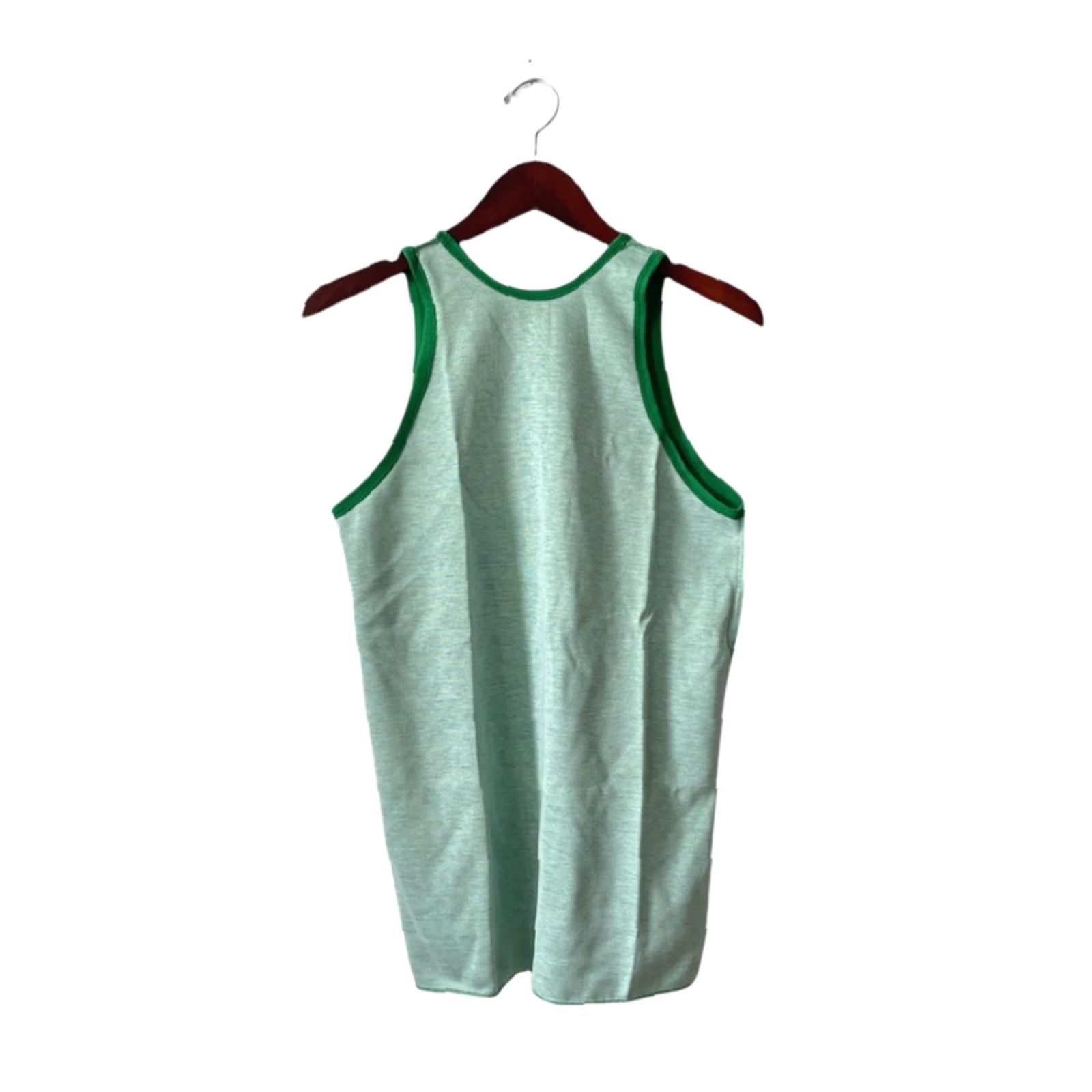 Russell Athletic VINTAGE Russell Athletic Reversible Tank Top Jersey Mens Large Green 80s 70s 90s Deadstock WS 26" Long NWOT Basketball Shirt Size US L / EU 52-54 / 3 - 6 Thumbnail