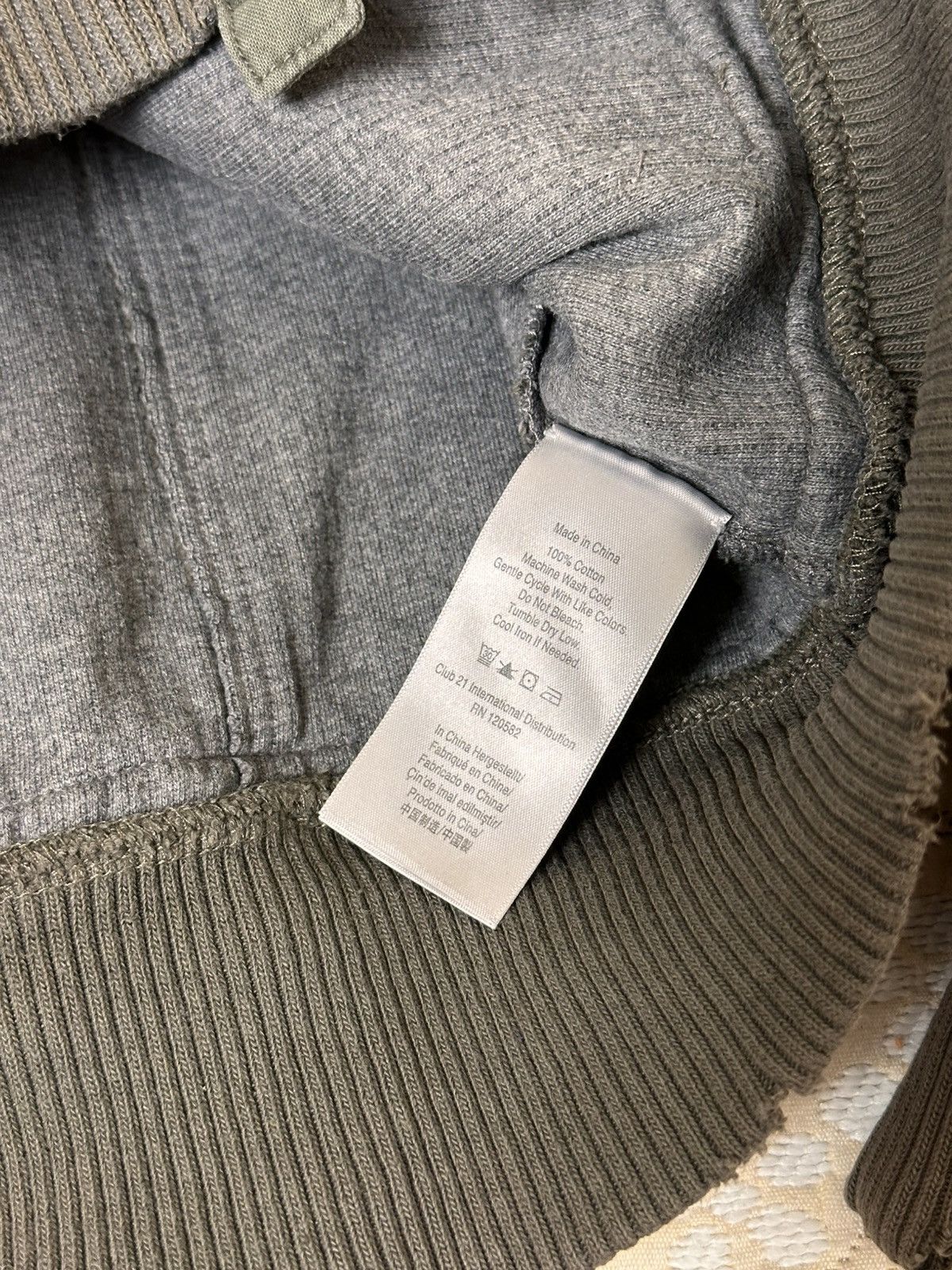 DKNY 🔥 DKNY JEANS Zip Up Military Pocket Distressed Pullover Y2K Size US M / EU 48-50 / 2 - 9 Thumbnail