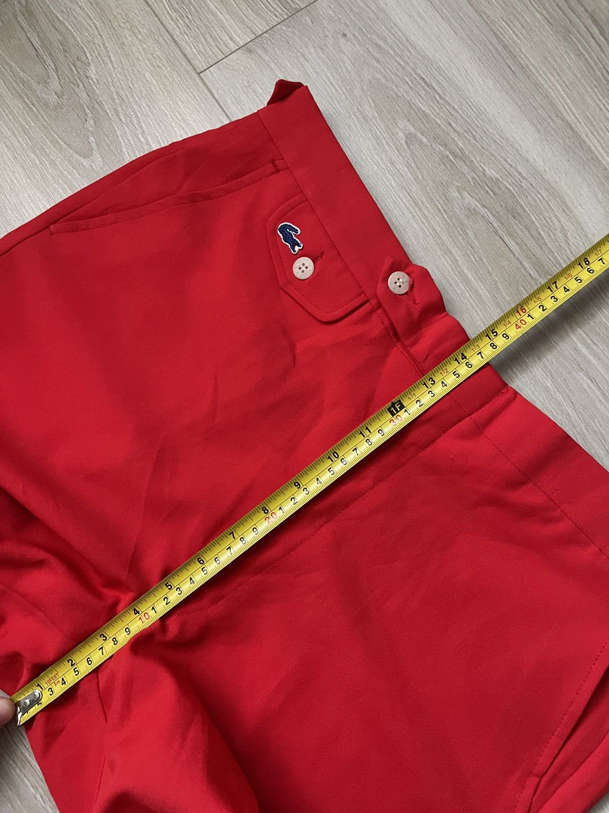 Lacoste Lacoste izod vintage classic men's red pants trousers Size 42R - 8 Thumbnail