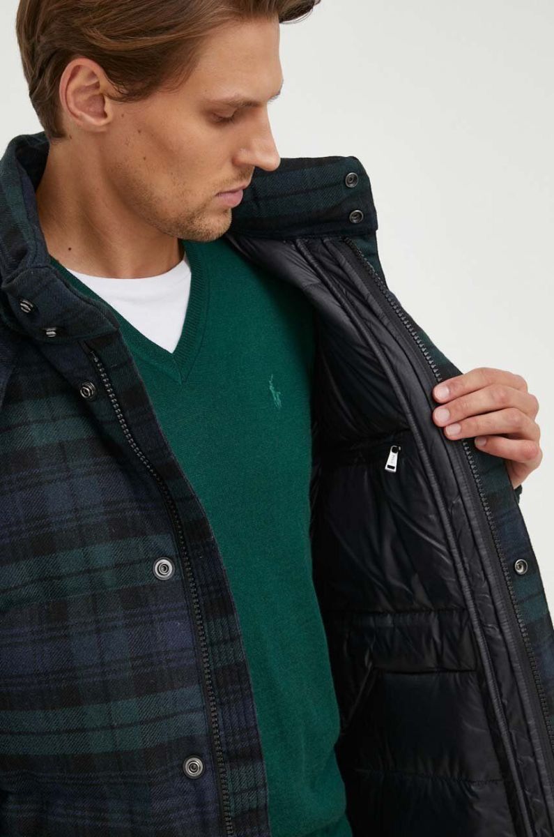 Polo Ralph Lauren 🇺🇸❗️NEW Polo Ralph Lauren Plaid Wool Puffer Down Coat Jacket Size US L / EU 52-54 / 3 - 8 Thumbnail