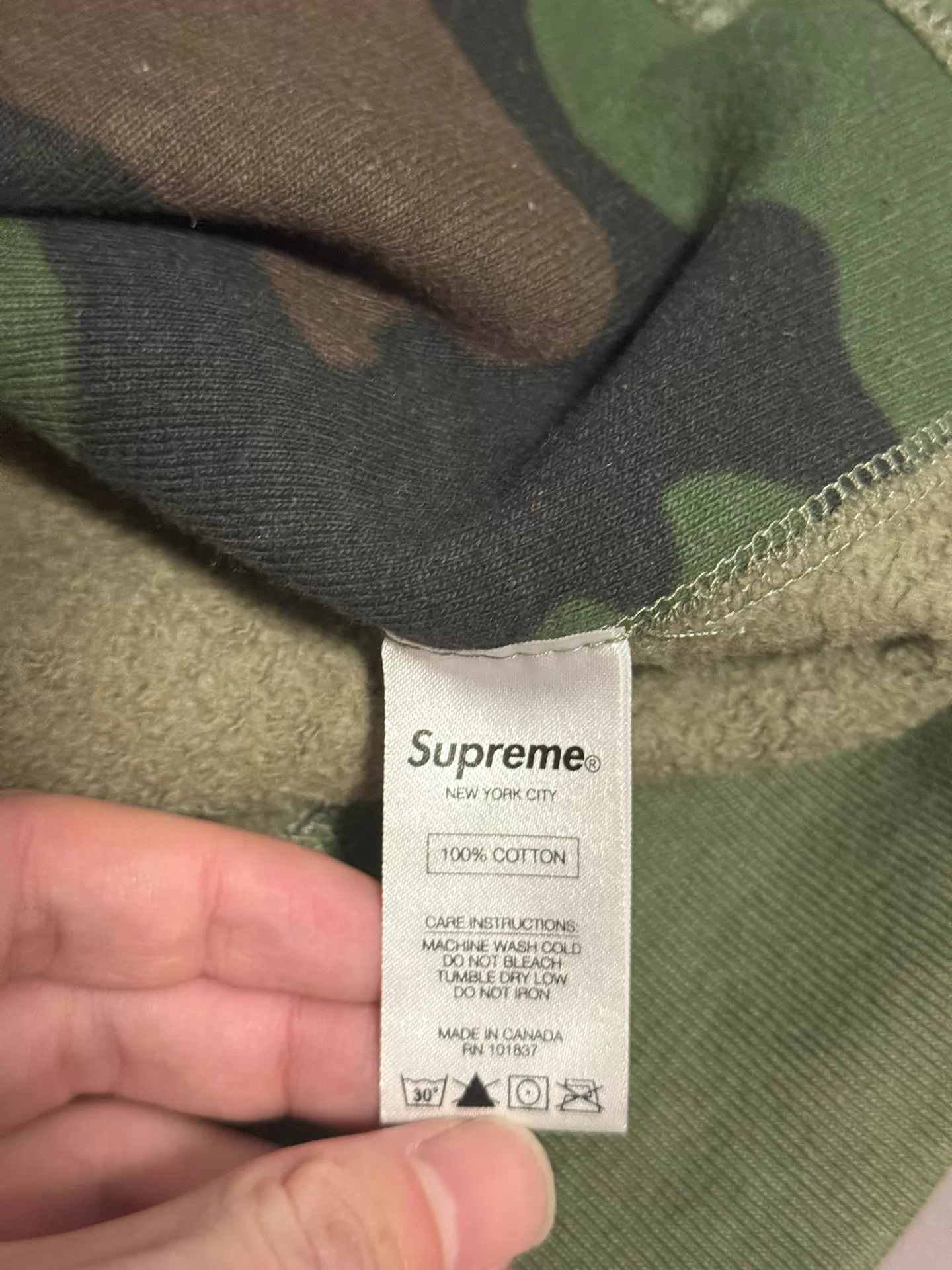 Supreme Supreme 15fw woodland camo box logo crewneck M Size US M / EU 48-50 / 2 - 7 Thumbnail
