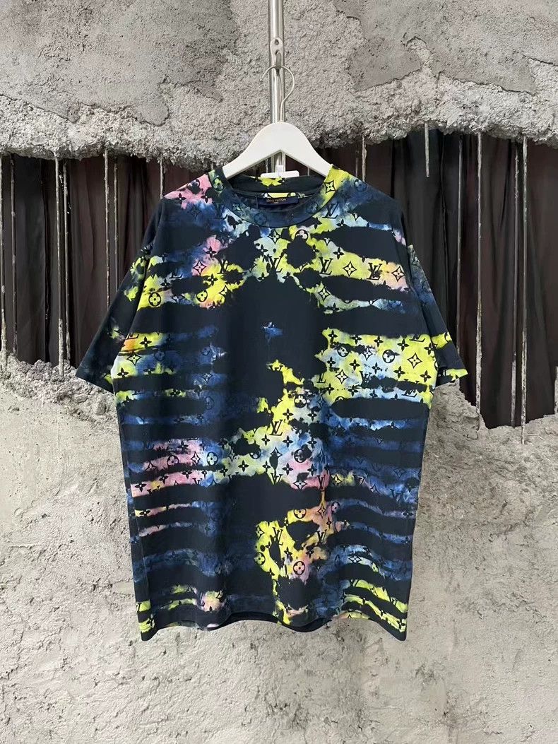 Louis Vuitton Tiger print sunset tie-dyed presbyopic short