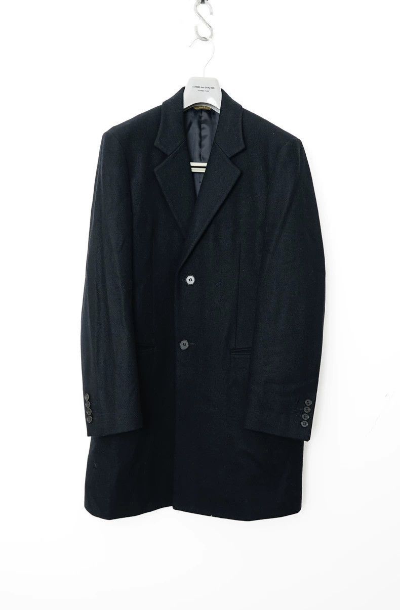 Yohji Yamamoto Yohji Yamamoto Yohji Yamamoto Wool Long Coat for Sale Size US M / EU 48-50 / 2 - 1 Thumbnail