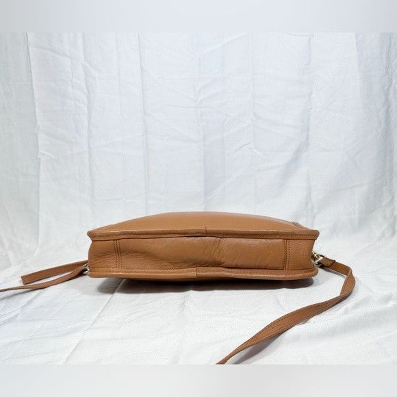Other Vintage First Edition Camel Leather Cross Body Handbag Size ONE SIZE - 7 Thumbnail