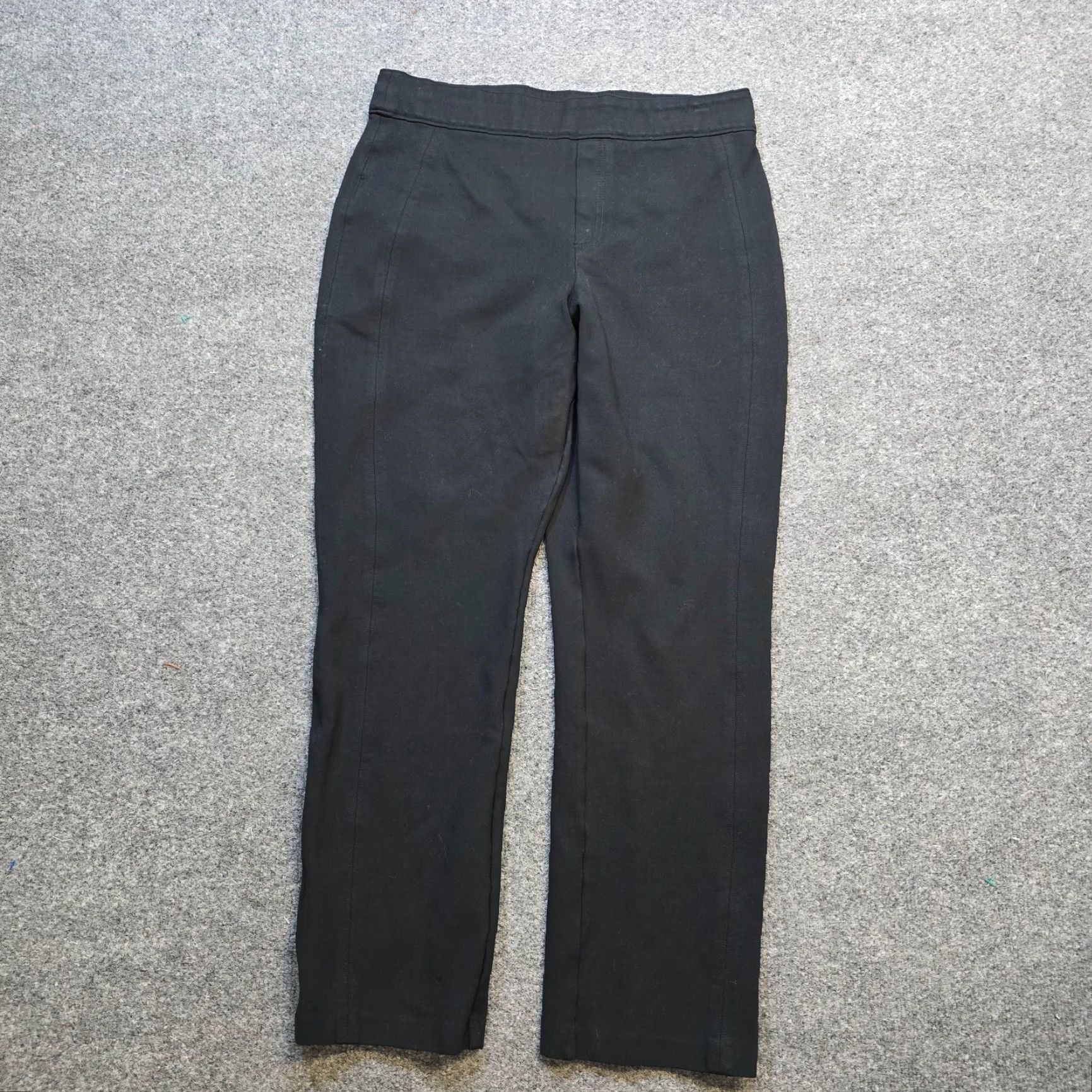 Spanx Spanx Womens Slim High Rise Black Ponte Jeans Pants - Size L - Stretch Skinny Regular Inseam 27.5 in - City Hipster Style Size 36" / US 14 / IT 50 - 2 Thumbnail