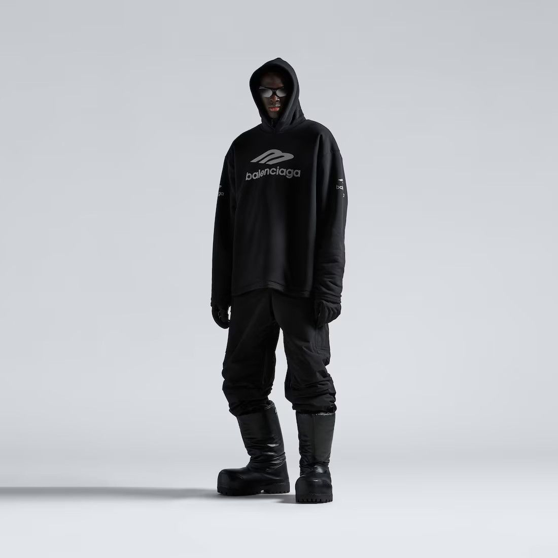 Balenciaga o1tr1nto1025 Alaska High Boots in Black Size US 12.5 / EU 45-46 - 8 Thumbnail