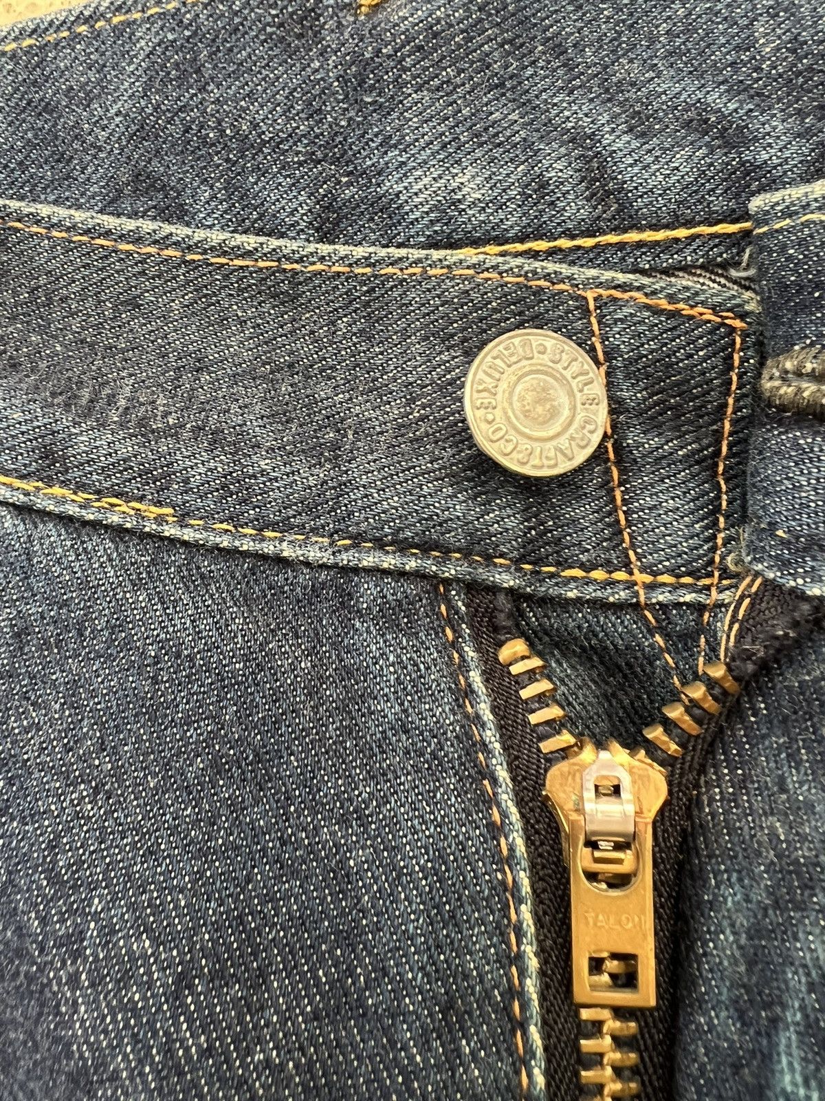 Evisu RARE!!! Vintage 90s Evisu Evis Mud Blue Denim Jeans Size US 32 / EU 48 - 14 Thumbnail