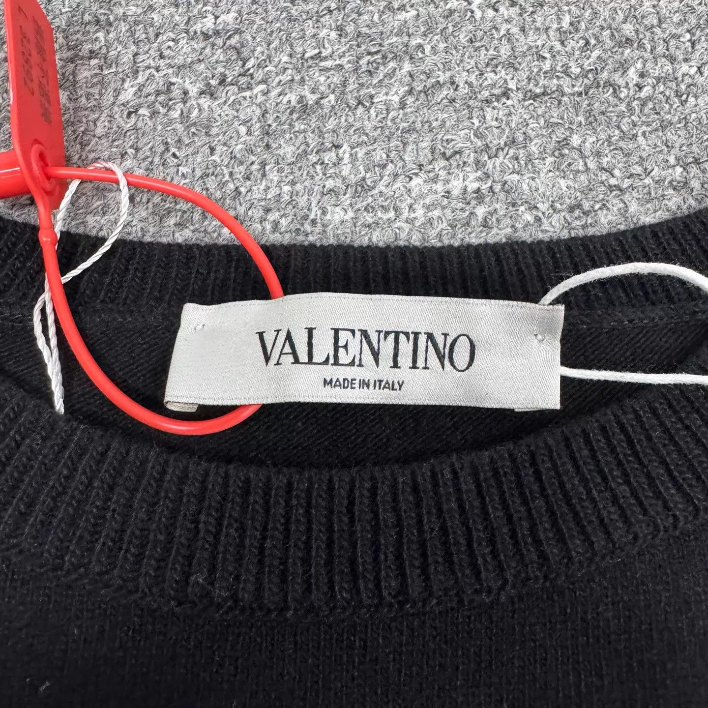 Valentino Valentino Black Heart Blade Intarsia Knit Sweater XS Size US XS / EU 42 / 0 - 6 Thumbnail