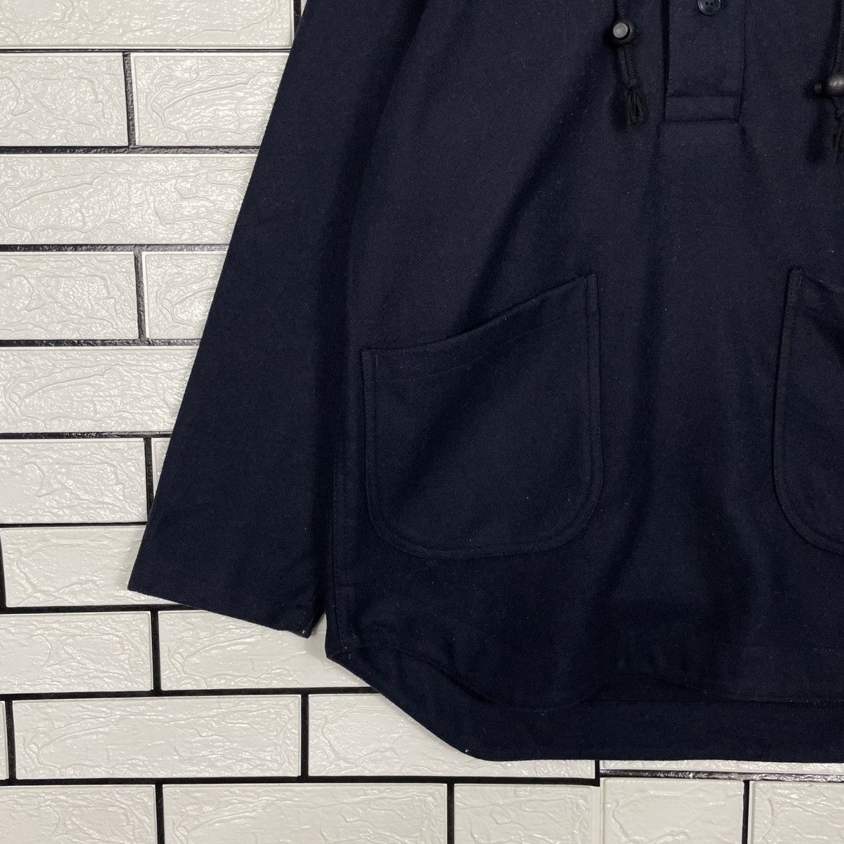 Other Something Wool Anorak Hoodie Coat Made In France Size M / US 6-8 / IT 42-44 - 3 Thumbnail