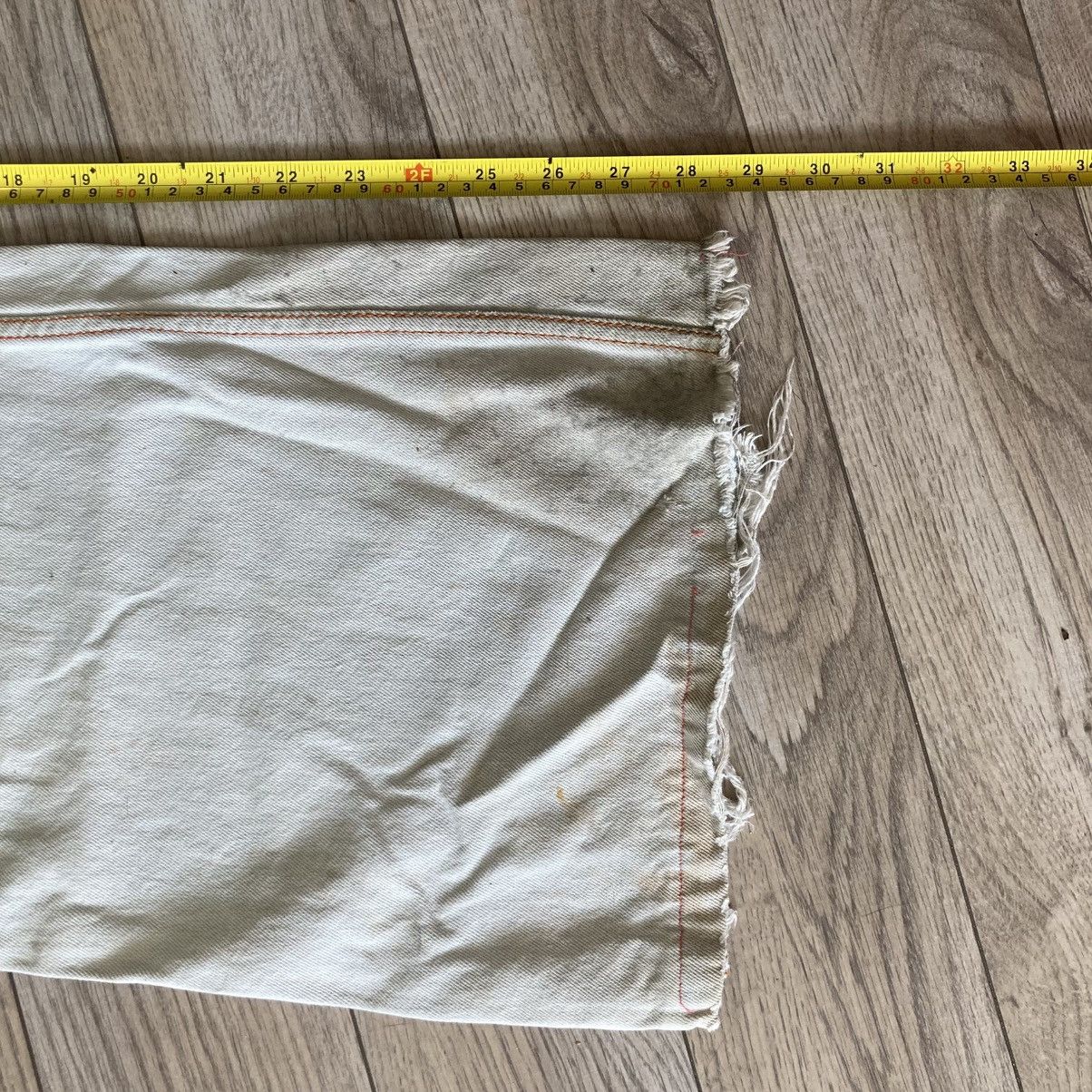 Other 1970s white denim braxton flared jeans Size 26" / US 2 / IT 38 - 11 Thumbnail