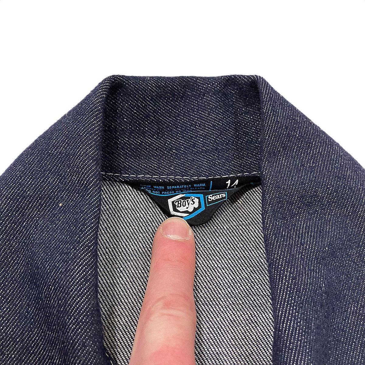 Vintage Vintage 70’s Sears Denim Shirt Size US XS / EU 42 / 0 - 5 Thumbnail
