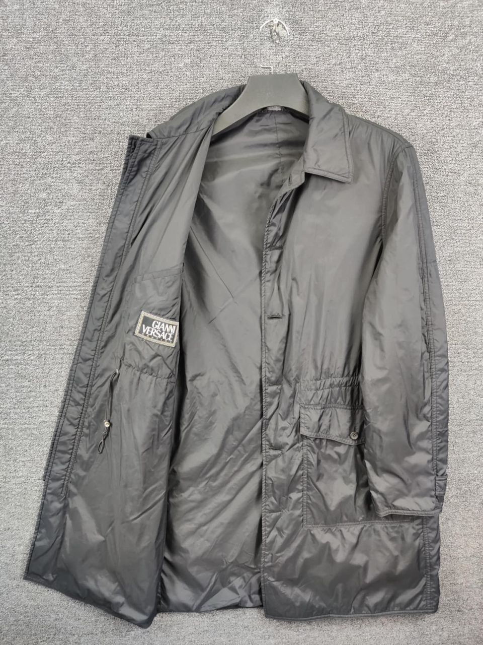 Versace Vintage Gianni Versace Nylon Trench Coat Jacket Size US L / EU 52-54 / 3 - 6 Thumbnail