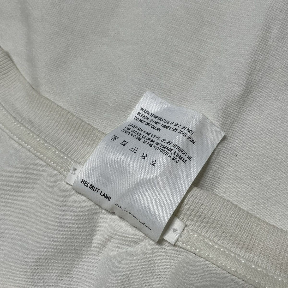 Designer × Helmut Lang helmet lang pocket tee Size US XL / EU 56 / 4 - 7 Thumbnail